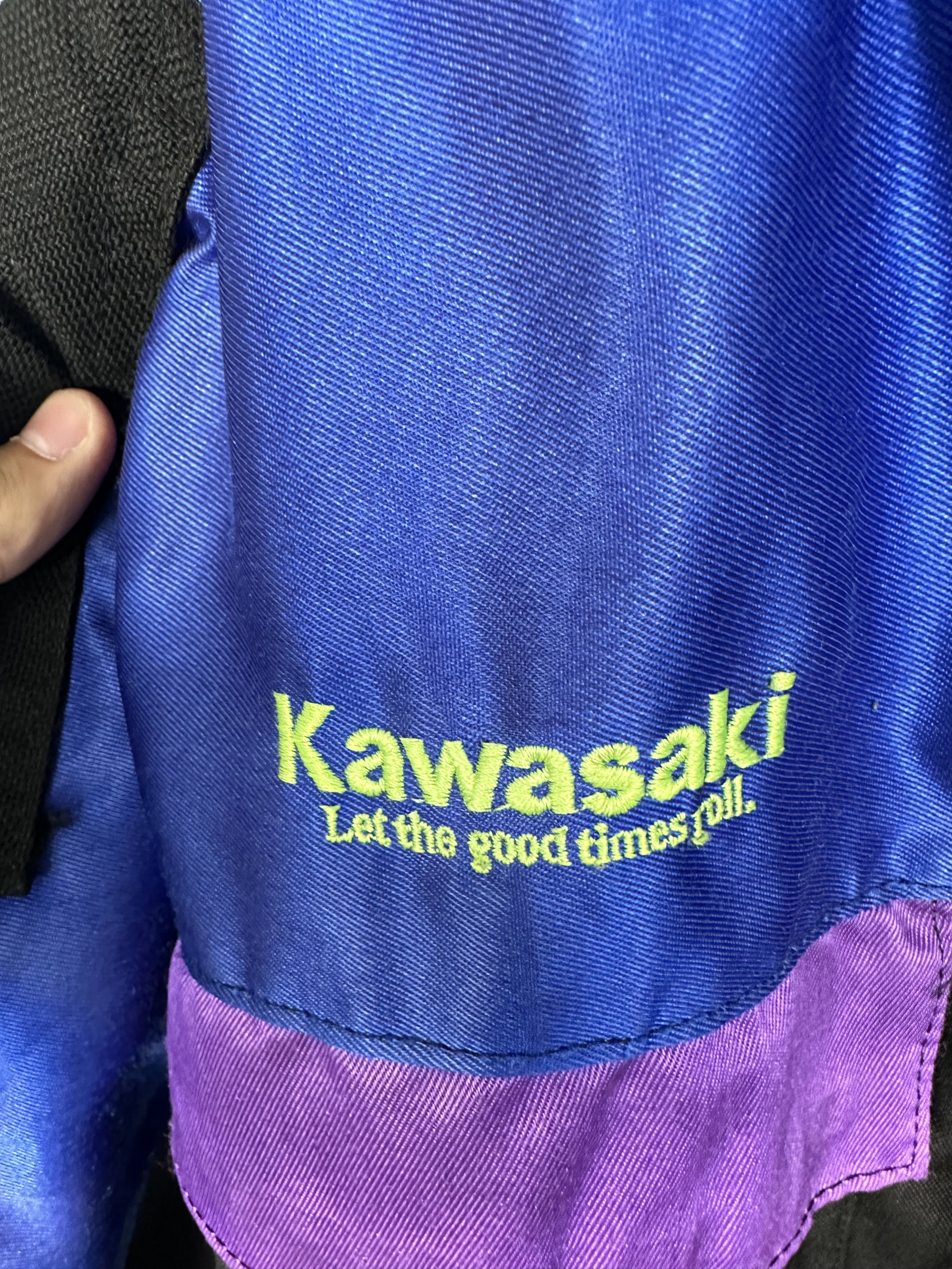 Japanese Brand KAWASAKI 90s Vintage Scott Leathers Keprotec Kevlar Jacket Size US XL / EU 56 / 4 - 3 Thumbnail