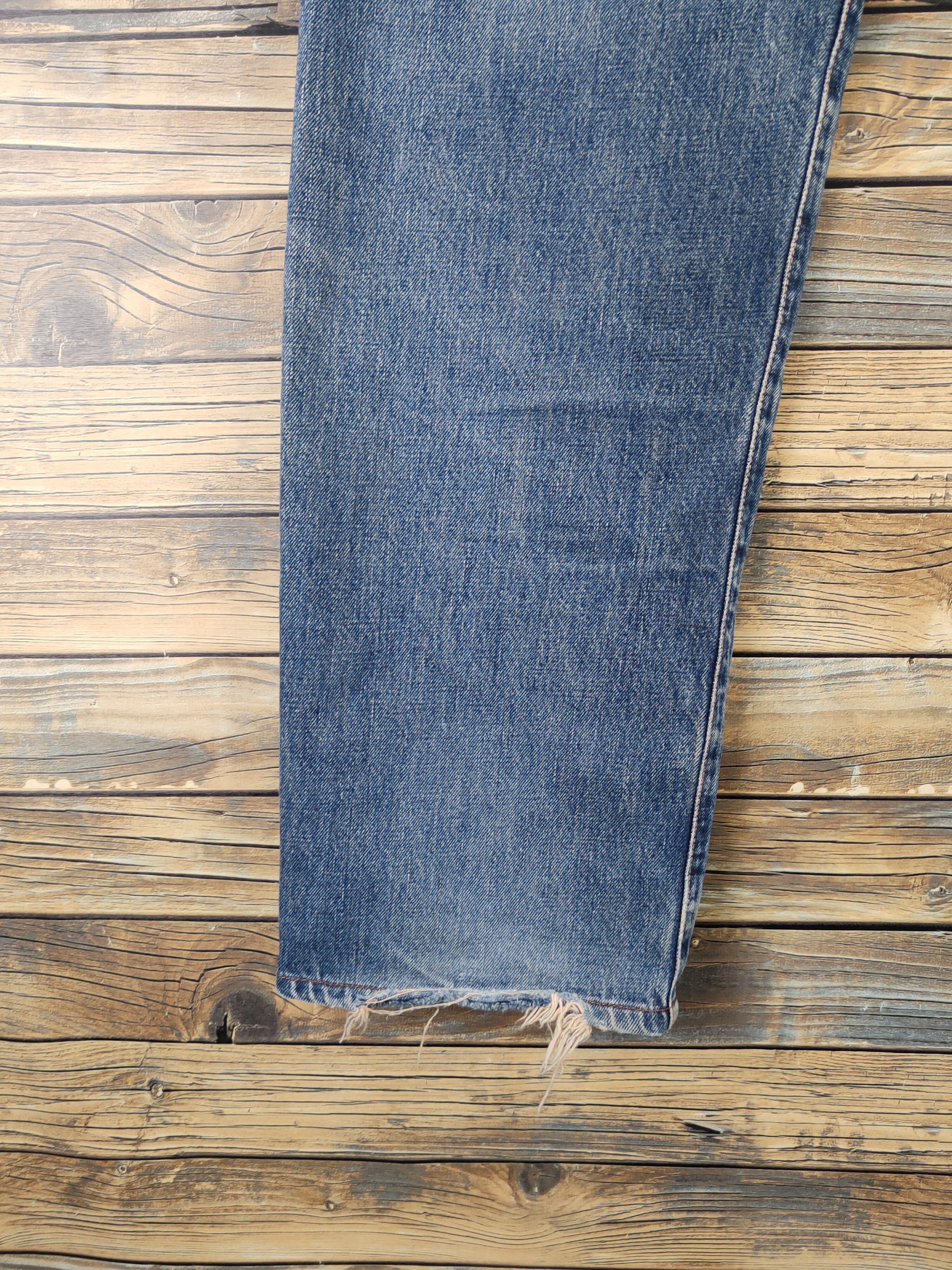 Edwin Edwin selvedge Distressed Ripped denim Jeans #W1398 Size US 32 / EU 48 - 10 Thumbnail