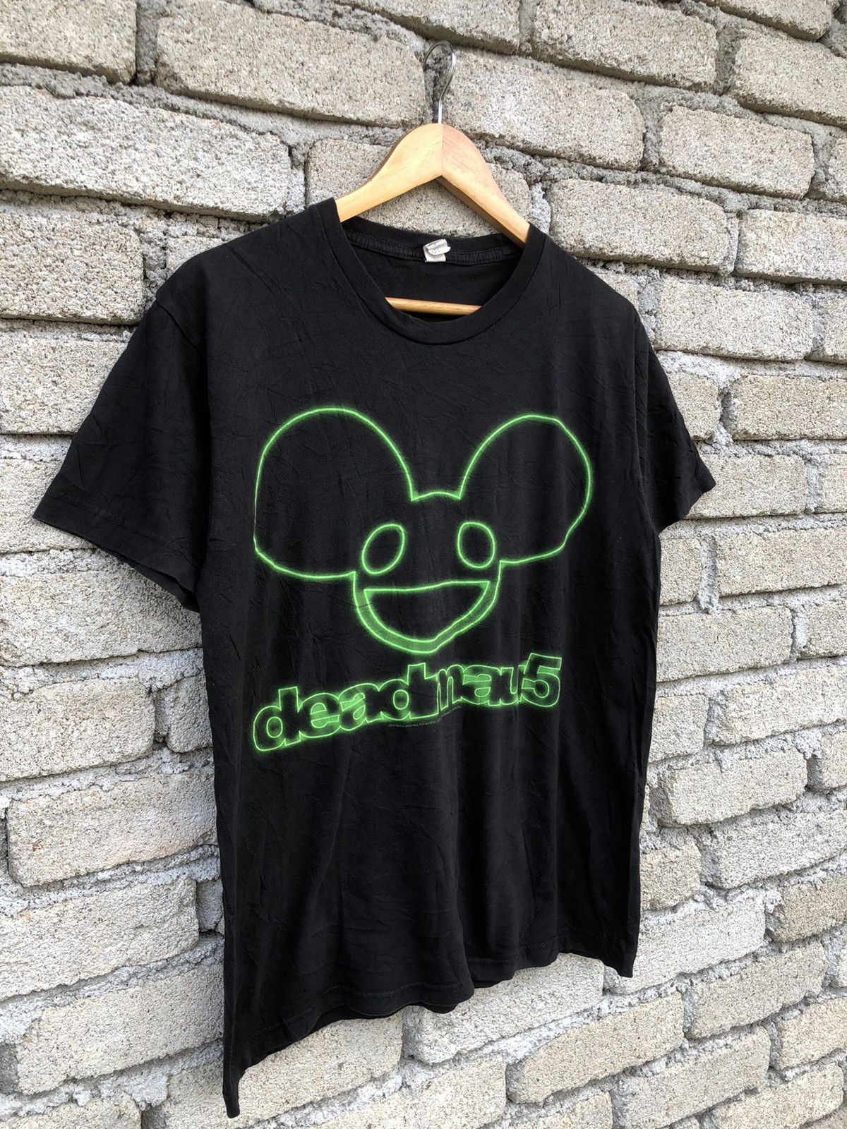 Band Tees Vintage Y2K Deadmaus Neon Logo Dj Band Tshirt Size US M / EU 48-50 / 2 - 2 Thumbnail