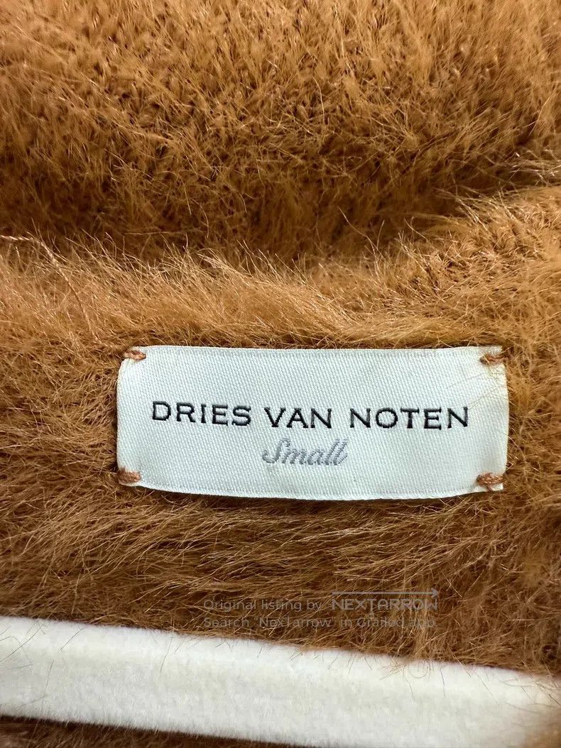Dries Van Noten Dries Van Noten Soft Long-haired Collar Open Cardigan Size US S / EU 44-46 / 1 - 4 Thumbnail