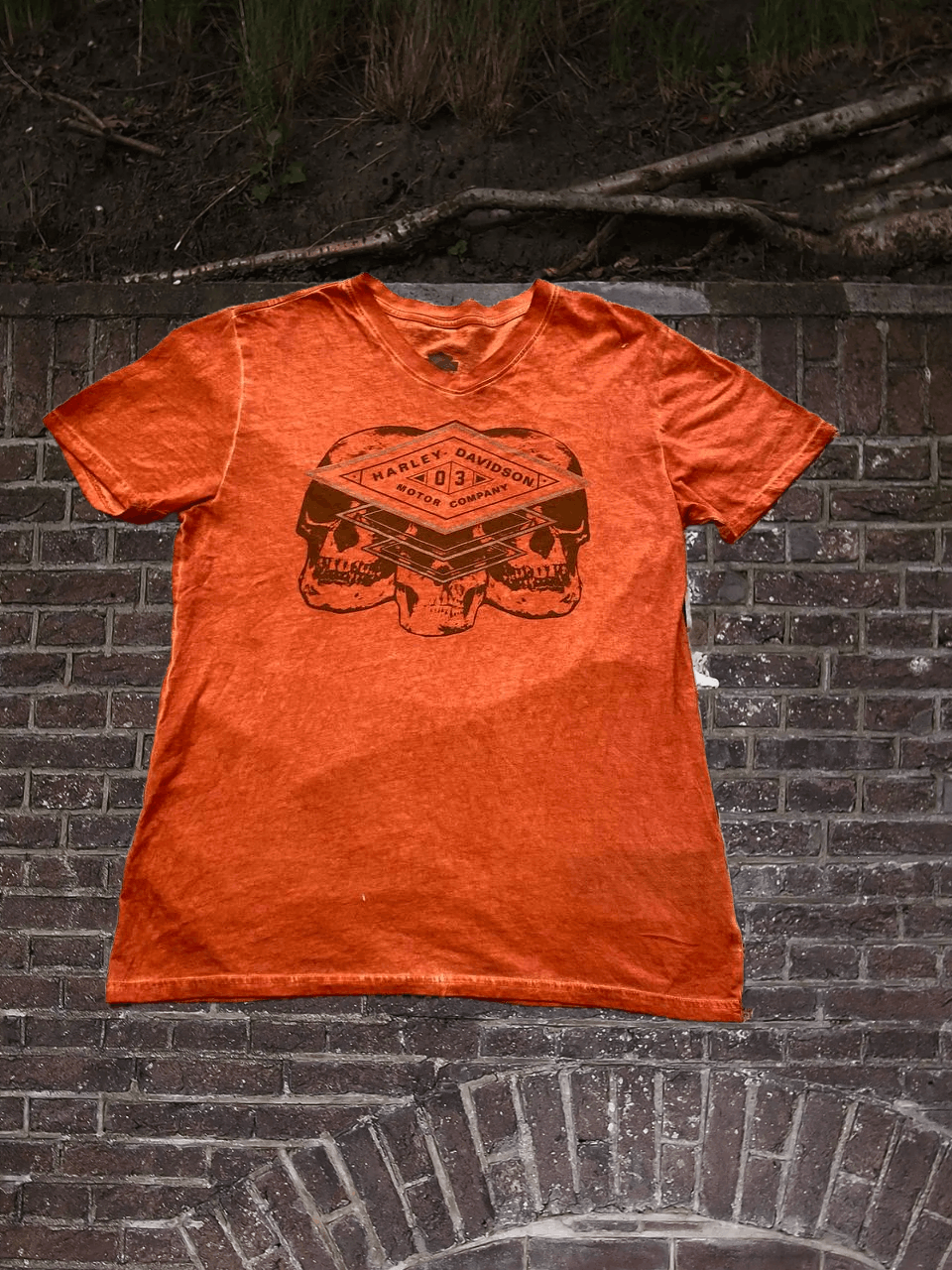 Harley Davidson Streetwear T-Shirt Harley Davidson big logoY2K Vintage Size US M / EU 48-50 / 2 - 1 Thumbnail