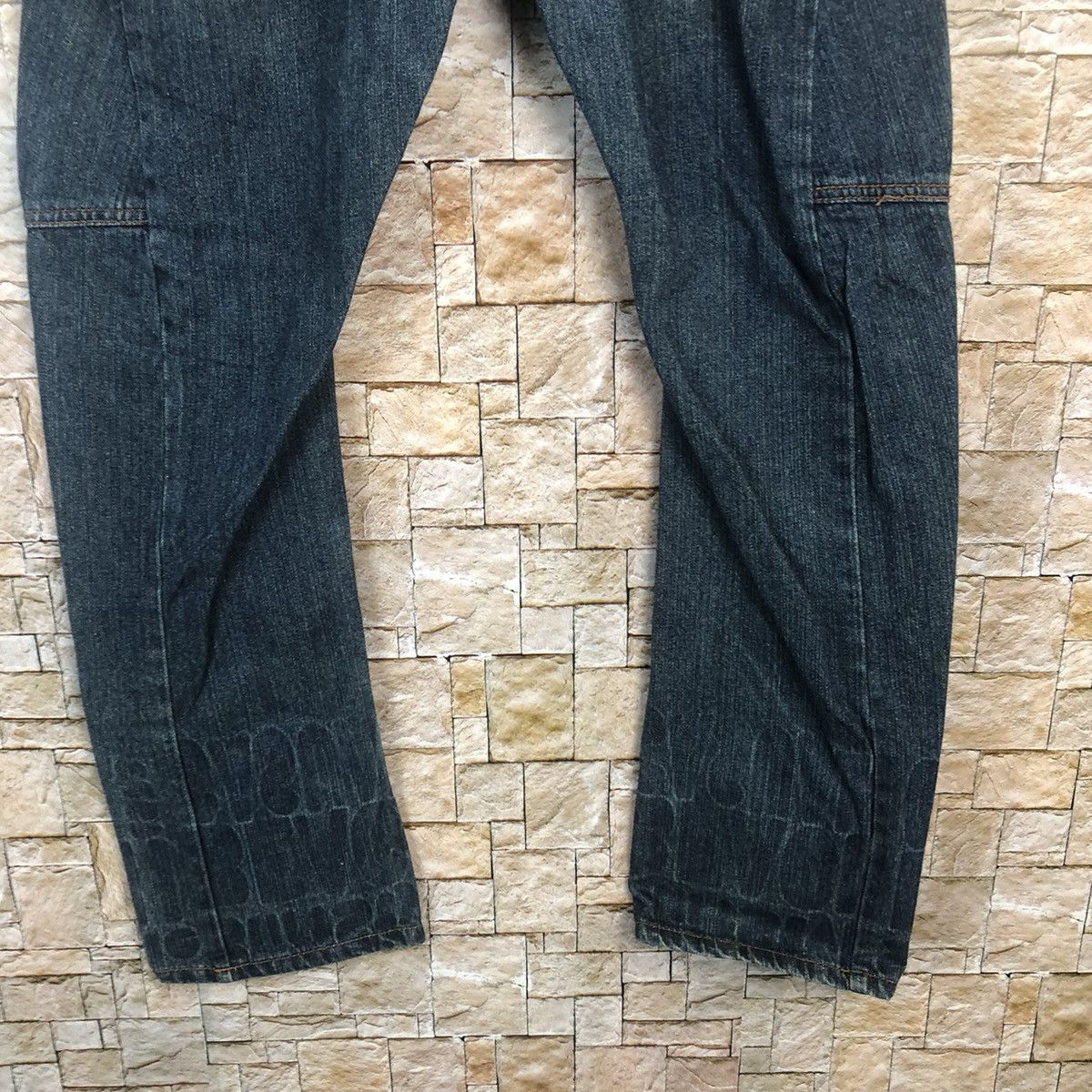 Other Surf Style Double Waist Blue Denim Pants #A72 Size US 31 - 7 Thumbnail