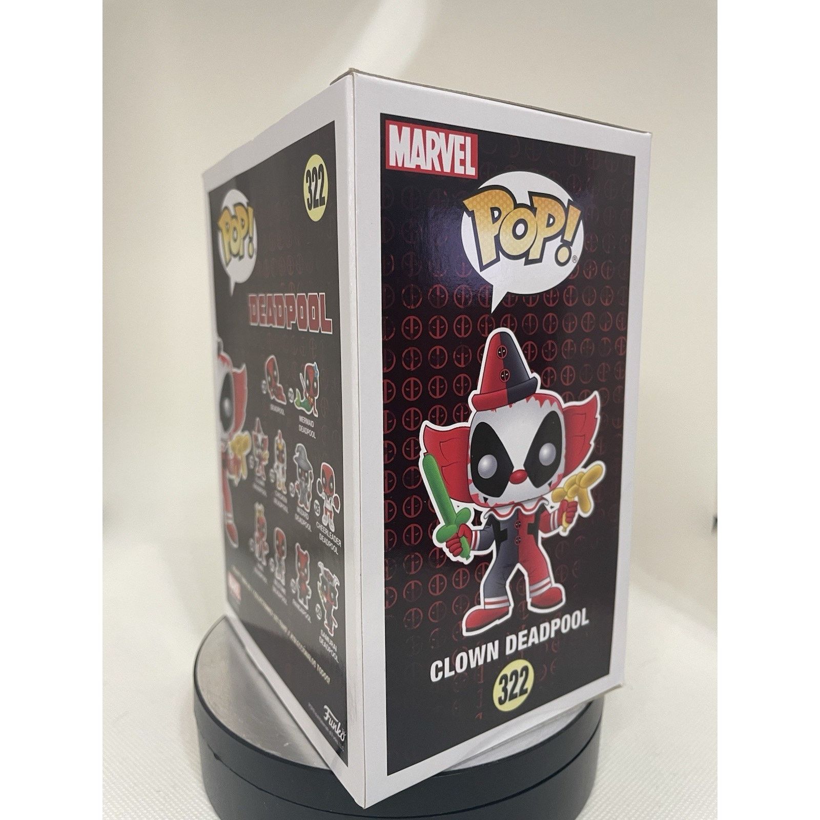 Marvel Comics Funko Pop! Vinyl: Marvel - Clown Deadpool #322 Damaged Size ONE SIZE - 12 Thumbnail
