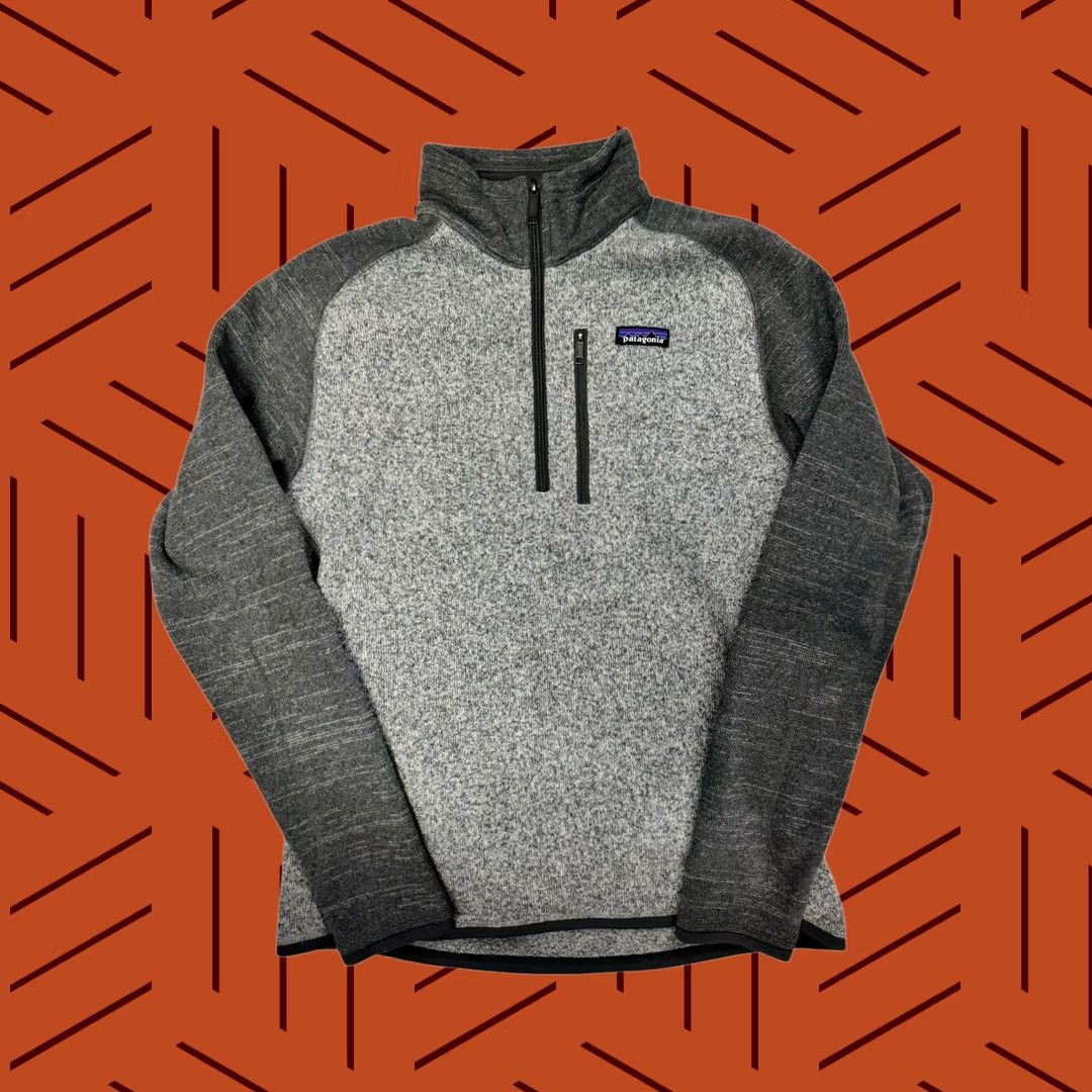 Patagonia Patagonia Men's Better Sweater 1/4 Zip Fleece Pullover Jacket Nickel Grey Size M Size US M / EU 48-50 / 2 - 1 Thumbnail