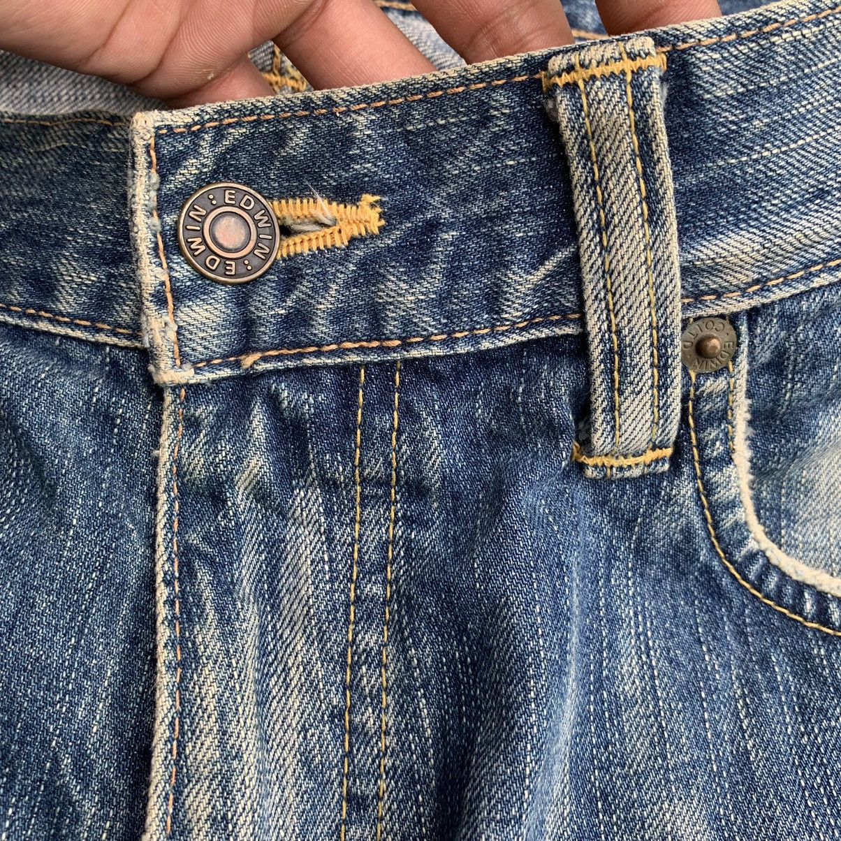 Edwin Vintage Two Tone Faded Edwin 503 Denime Jeans W35 Size US 35 - 7 Thumbnail