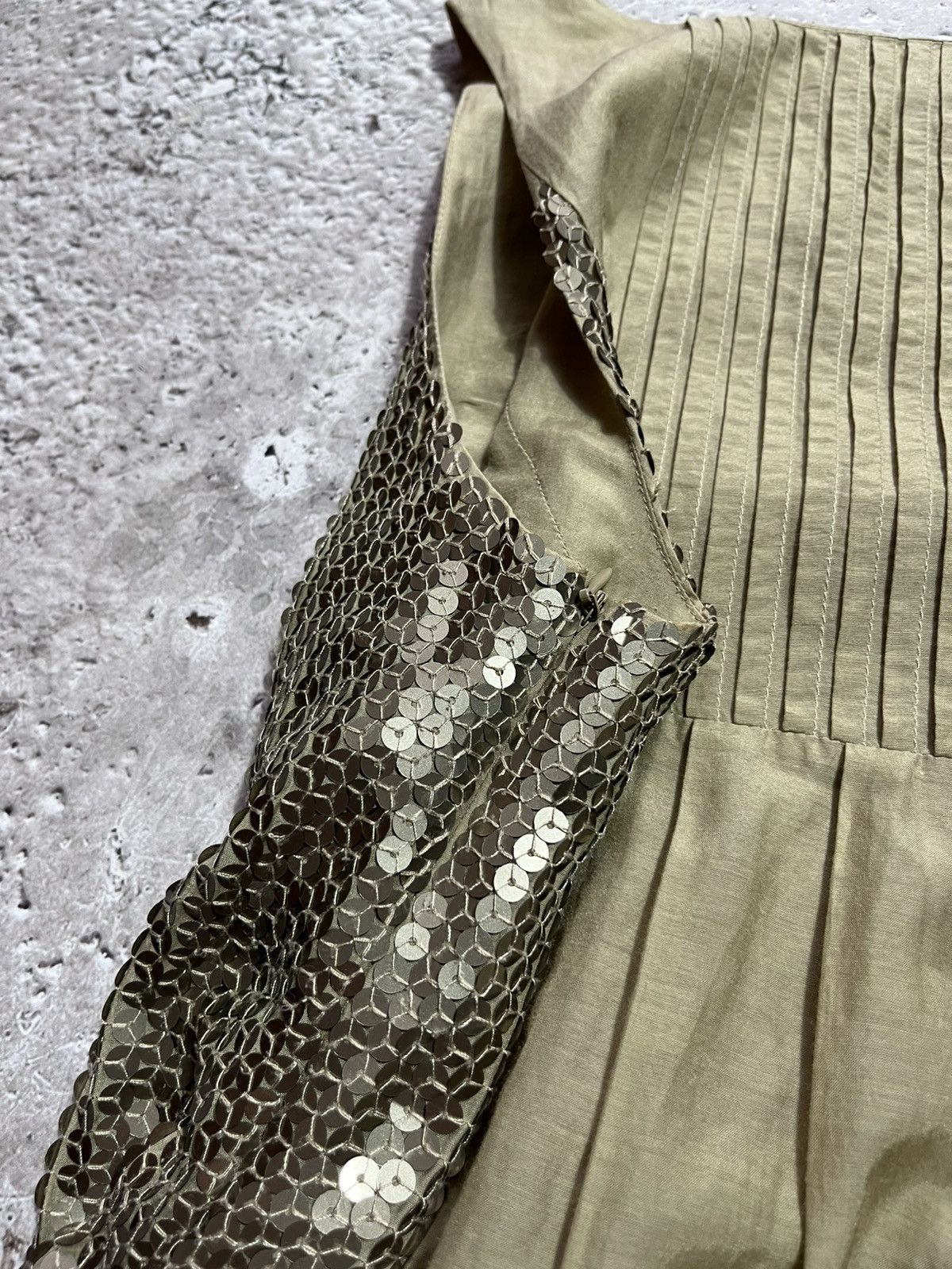 short sleeve sweater dress Isaac Mizrahi New York Women's Sequin Mock Neck Sweater Dress - Brown main image 0