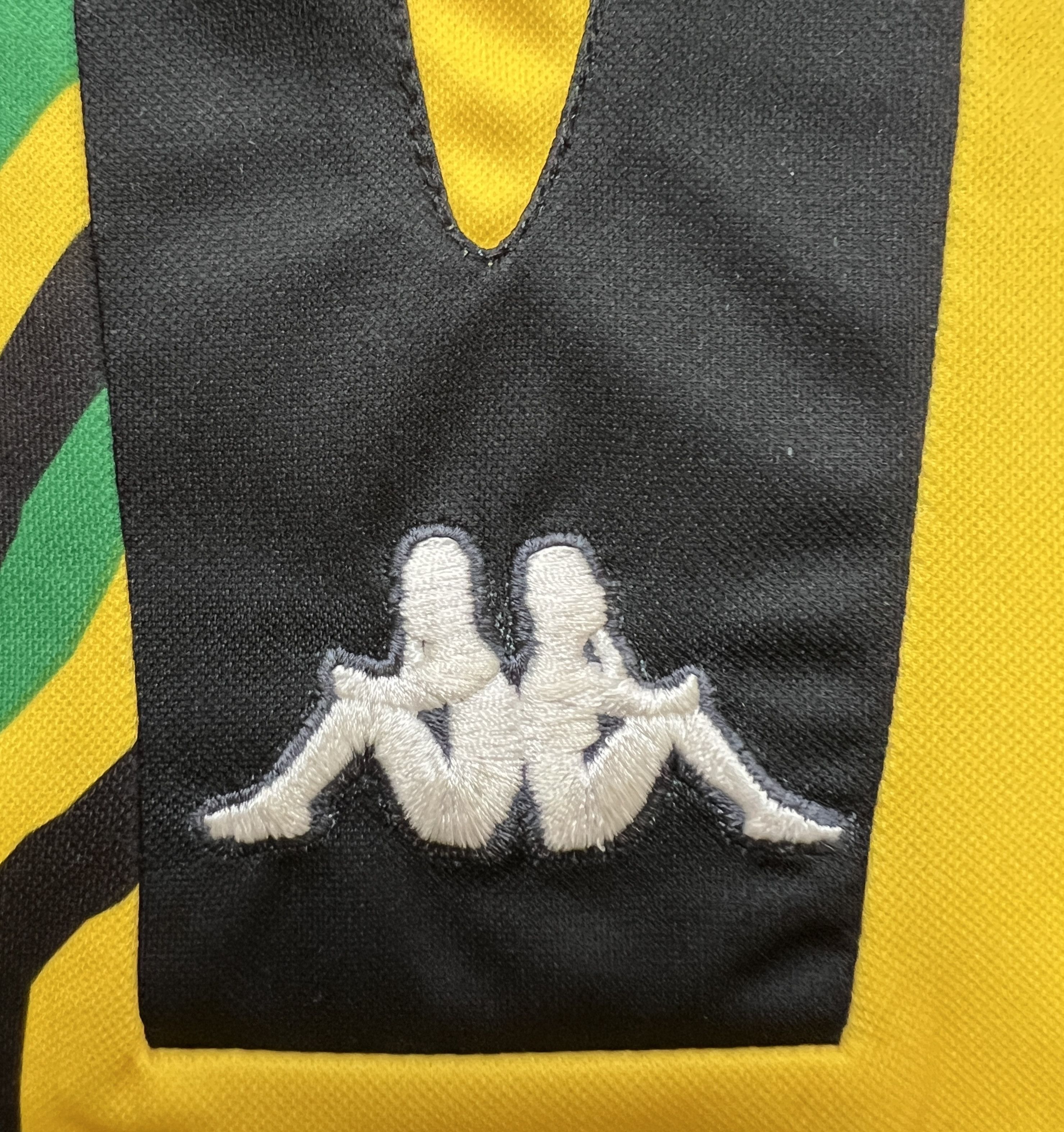 Kappa Vintage Jamaica Kappa Home Jersey 1998 World Cup "Hall 22" Size US L / EU 52-54 / 3 - 7 Thumbnail