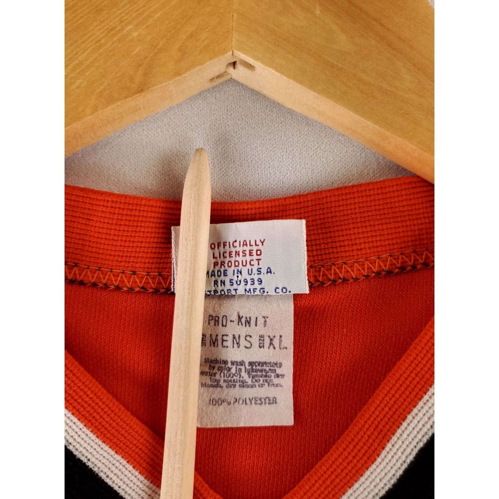 Vintage VINTAGE San Francisco Giants Pro-Knit Orange Short Sleeve Shirt Mens XL Rare 80s Eastport (if applicable) Size US 36 / EU 52 - 4 Thumbnail