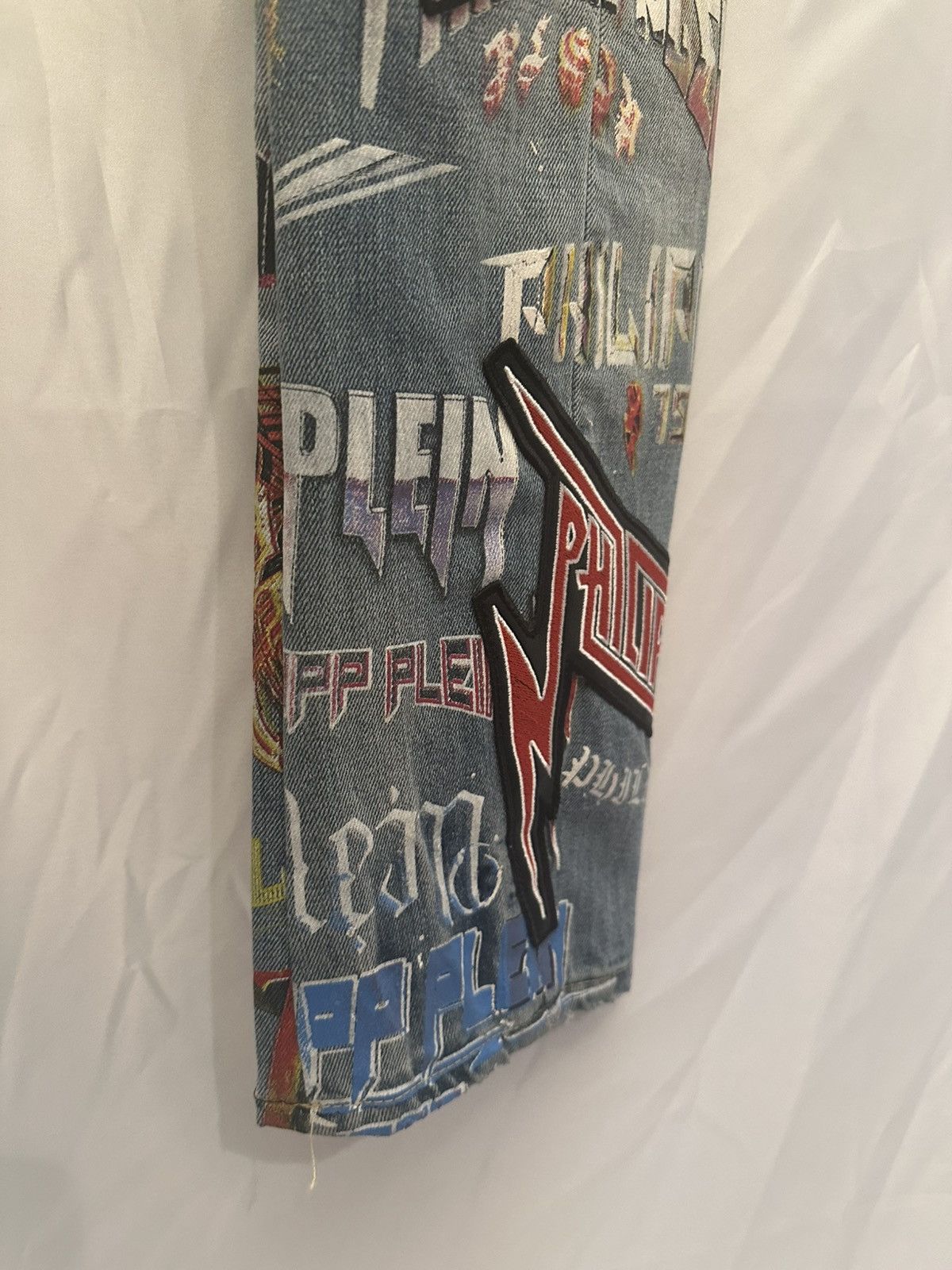 Philipp Plein Philipp Plein Patchwork Denim Size US 32 / EU 48 - 3 Thumbnail