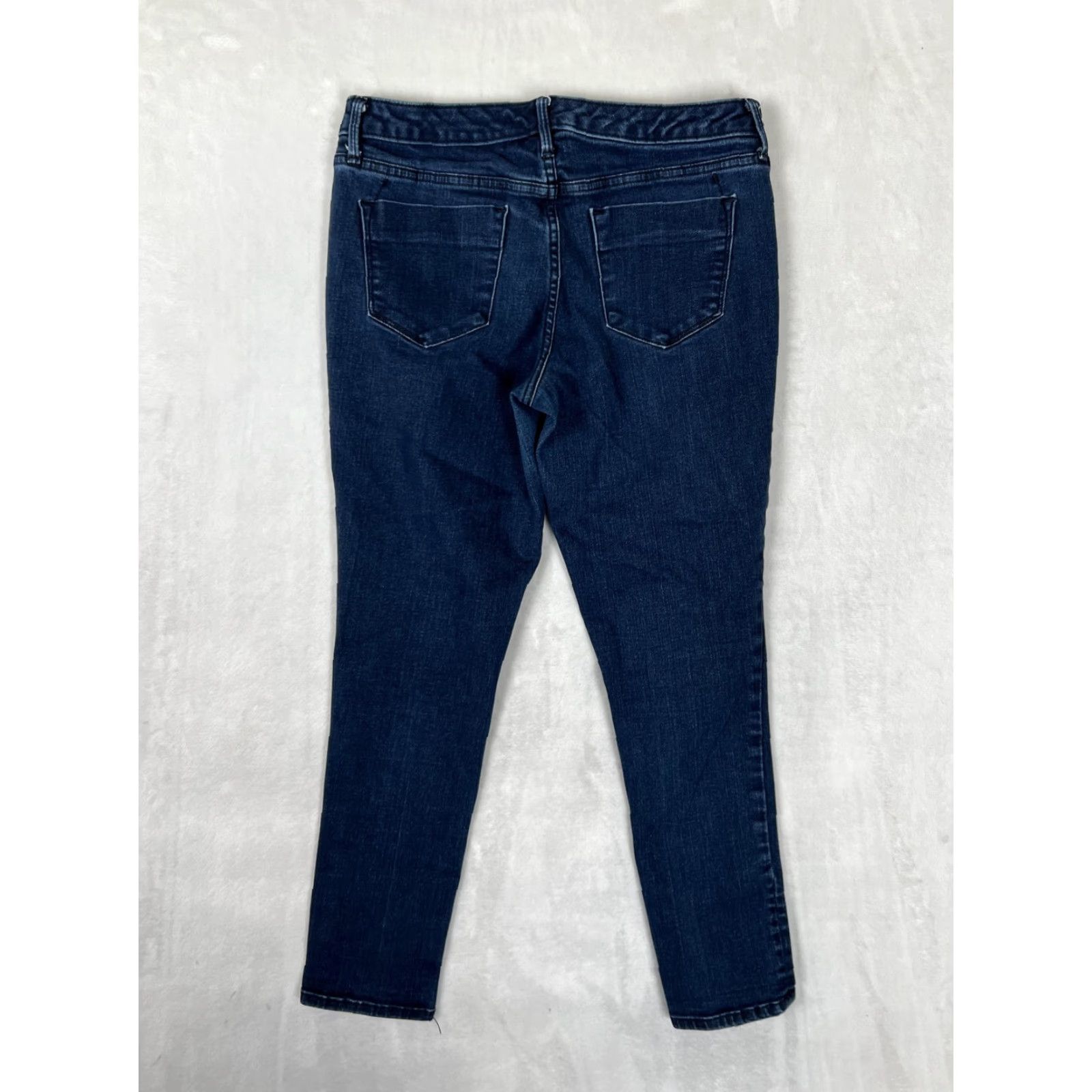Mossimo Mossimo Mid-Rise Jegging Crop Jeans Womens 8/29 Blue Dark Stretch Denim Y2K Size 30" / US 8 / IT 44 - 6 Thumbnail