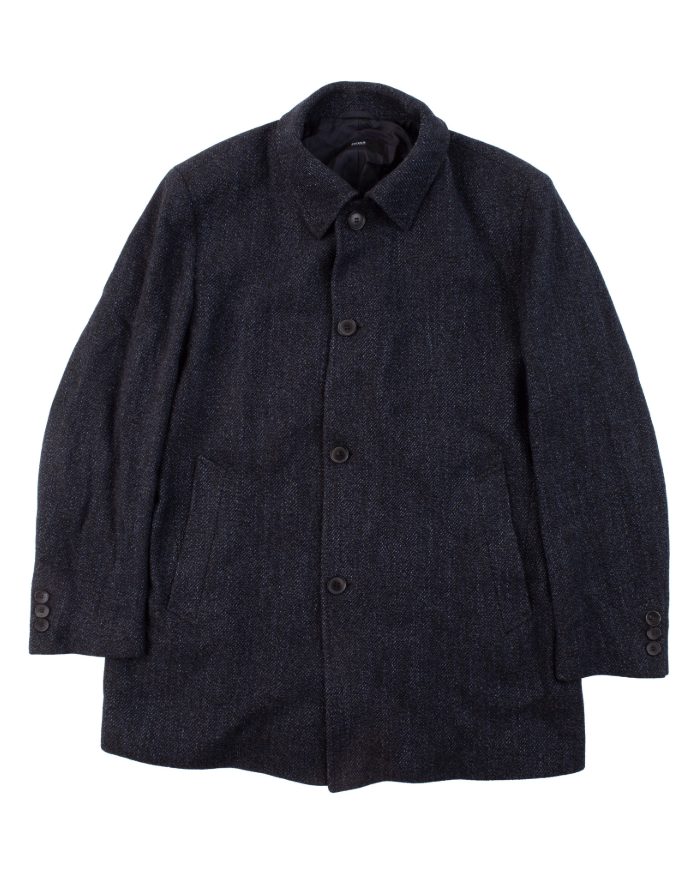 Hugo Boss Hugo Boss Textured Wool Blend Single Breasted Coat Size 3XL Size US XXL / EU 58 / 5 - 1 Thumbnail