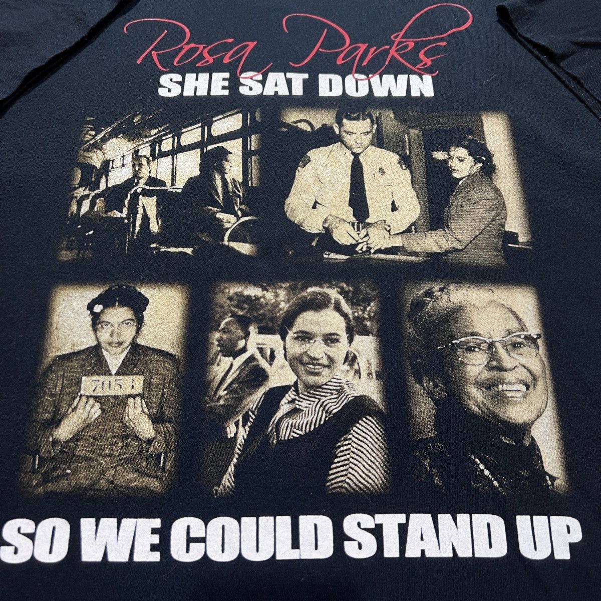 Rap Tees Vintage Y2K Rosa Parks Black History Tee 3XL Oversized Size US XXL / EU 58 / 5 - 3 Thumbnail