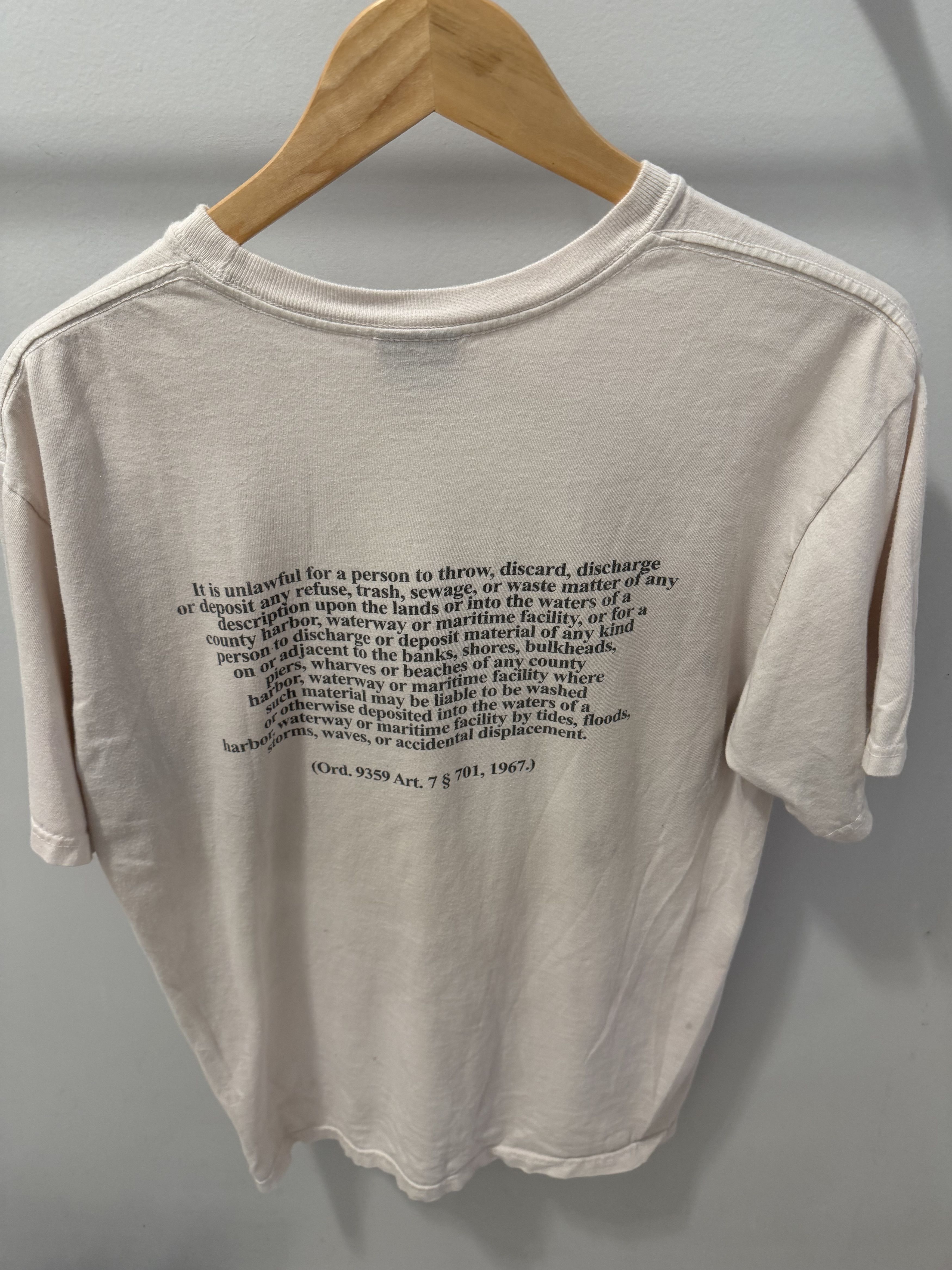 Stussy Vintage Stüssy Ordinance / Legal Text T-Shirt Size US M / EU 48-50 / 2 - 1 Thumbnail