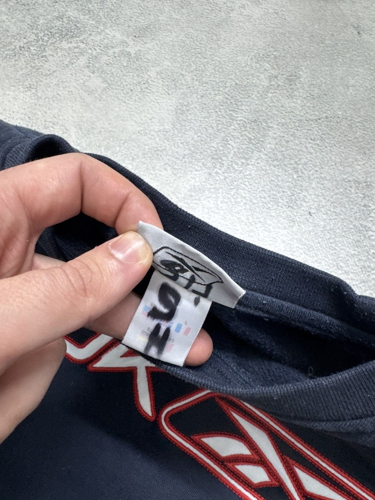 Reebok Vintage Y2k Reebok Big Logo Sweatshirt 00’s Size L / US 10 / IT 46 - 9 Thumbnail