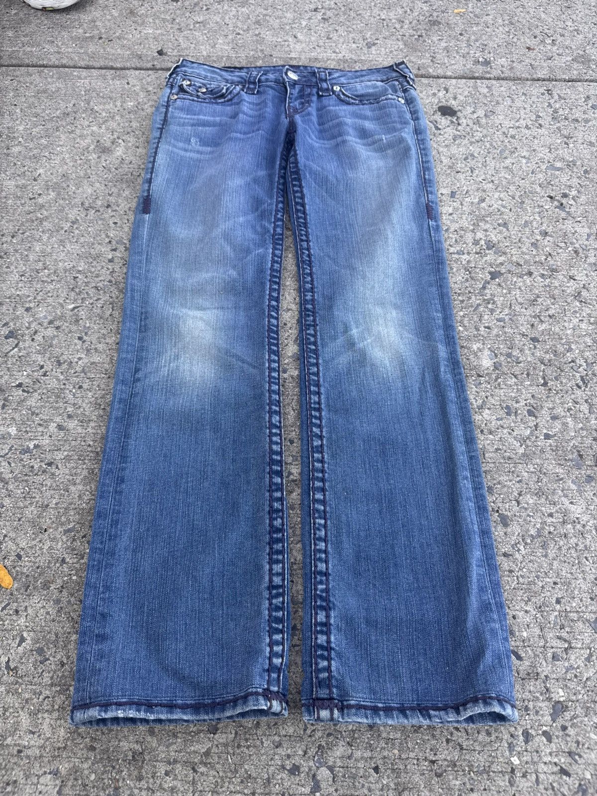 True Religion True Religion Billy Super T Jeans - Classic Bootcut Denim Size 28" / US 6 / IT 42 - 10 Thumbnail