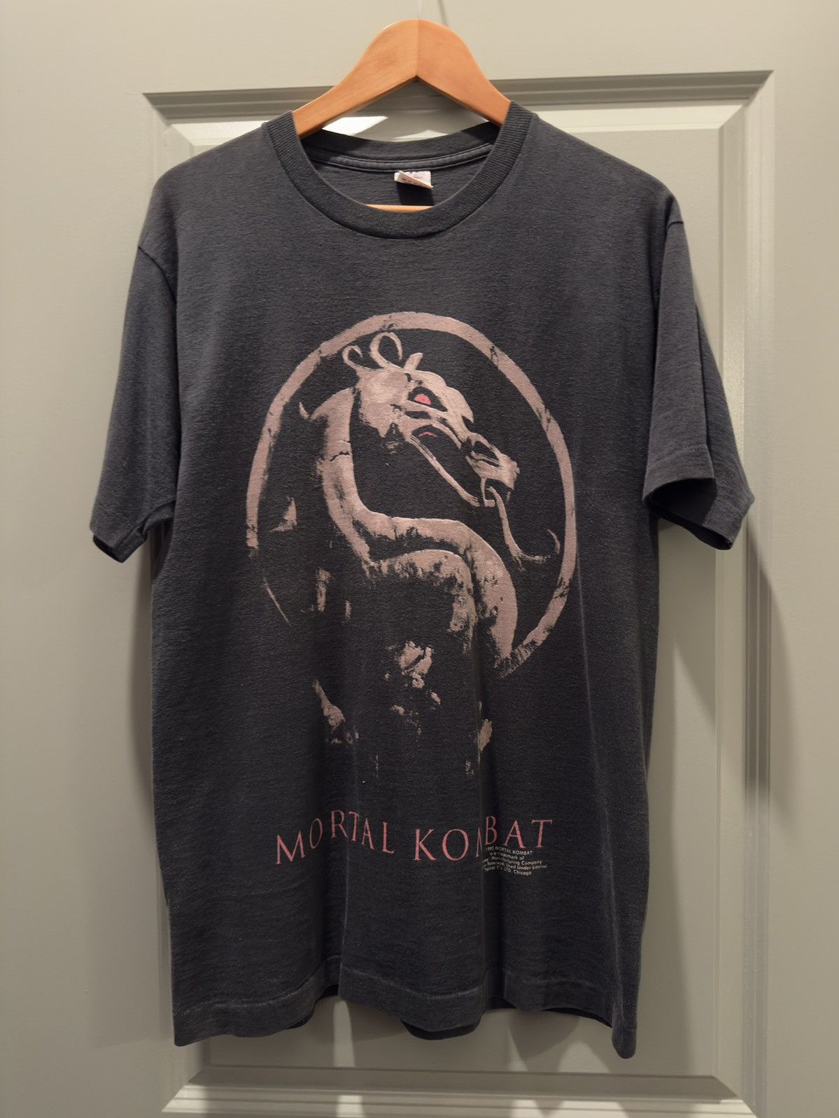 Fruit Of The Loom Mortal Kombat Promo 1995 Vintage T-Shirt Size US L / EU 52-54 / 3 - 4 Thumbnail