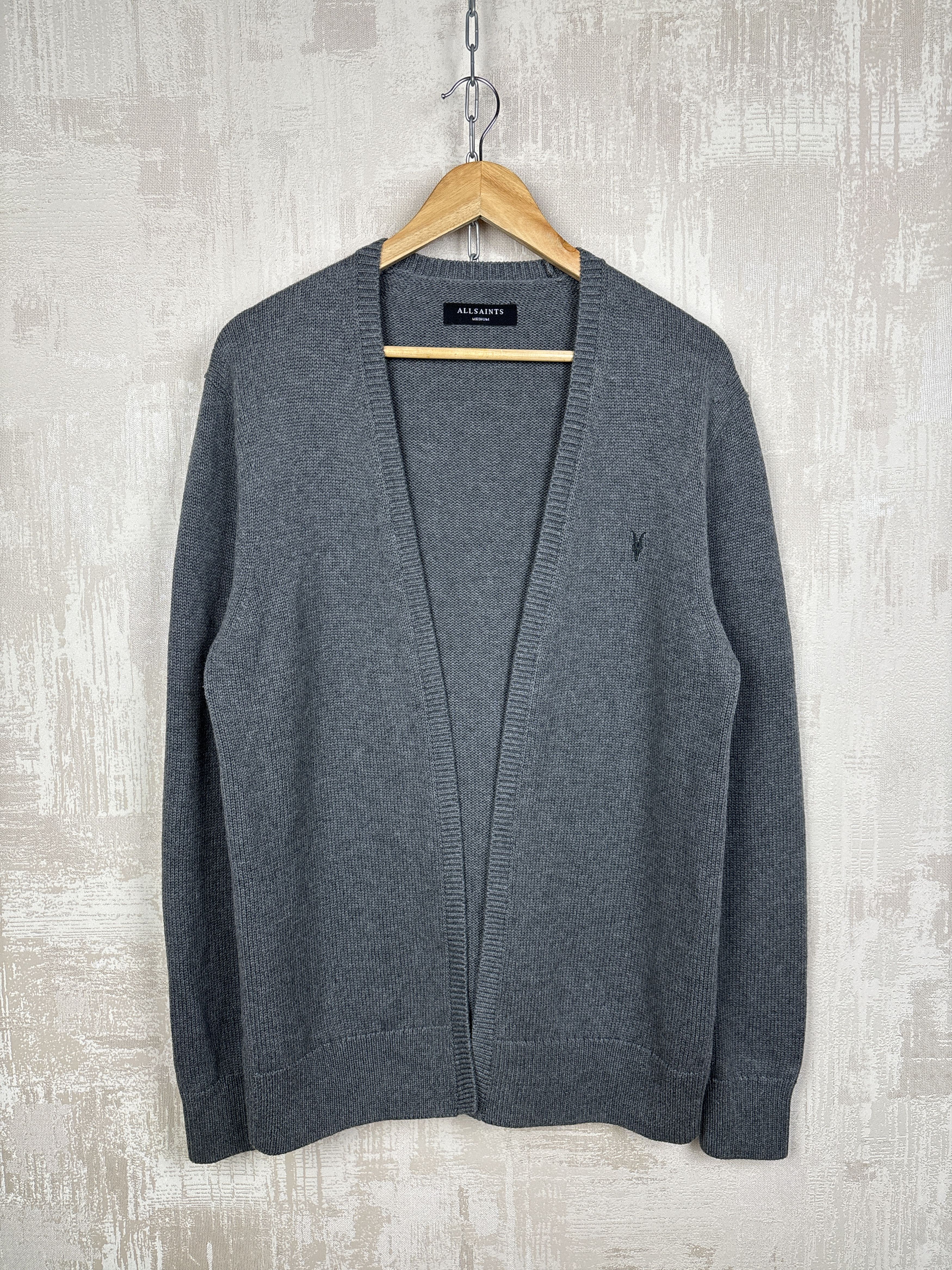 Allsaints AllSaints Kai Open Cardigan Sweater Cotton Size US M / EU 48-50 / 2 - 2 Thumbnail