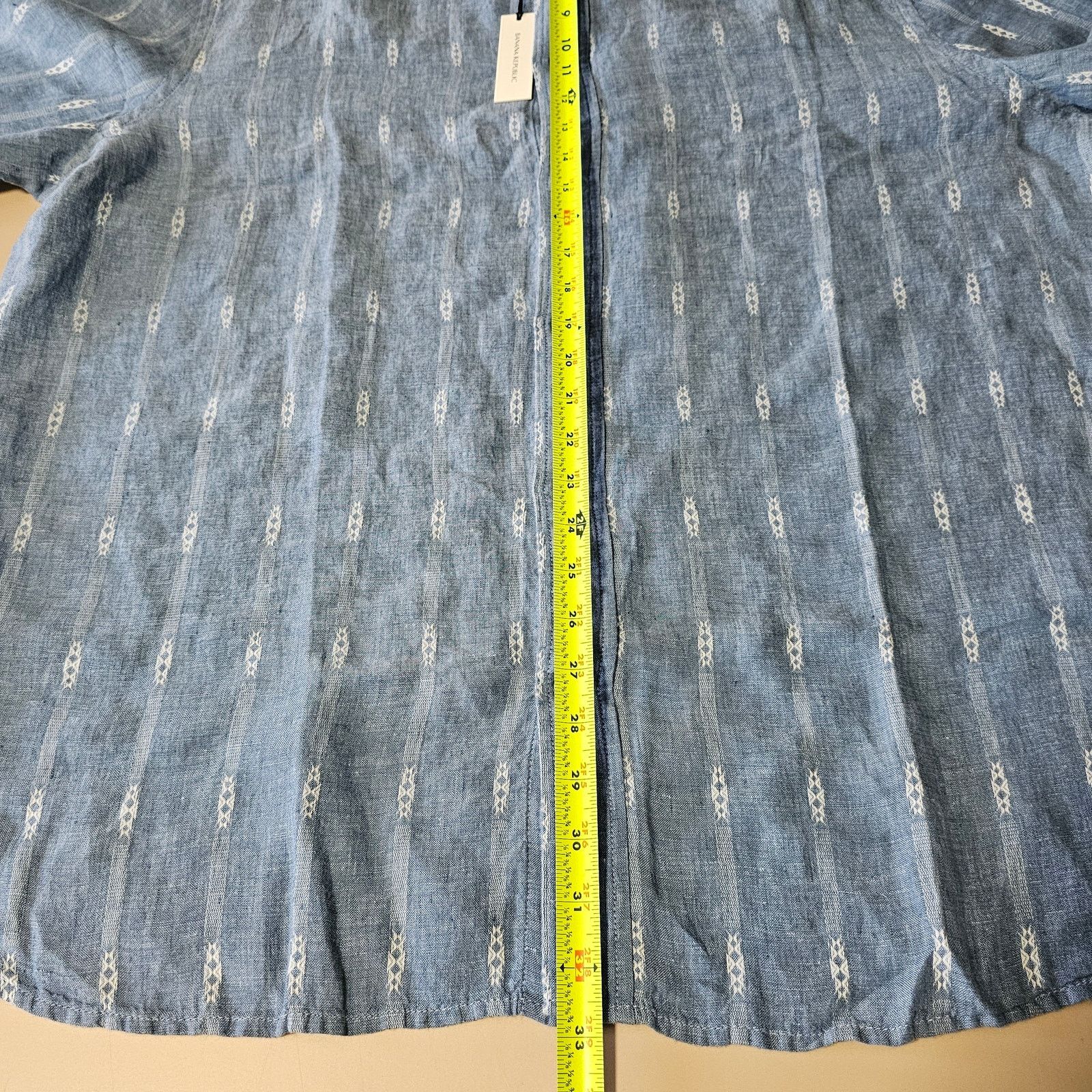 Banana Republic BANANA REPUBLIC Cotton Linen Button Down Shirt Tall XXL Size US XXL / EU 58 / 5 - 3 Thumbnail