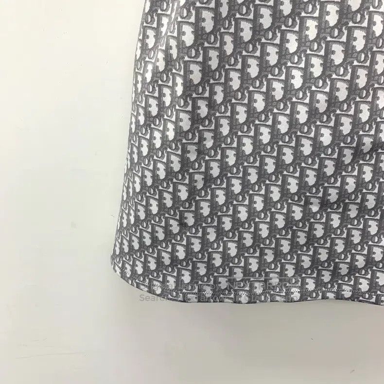 Dior Dior Gray logo jacquard full print semi-zipper sleeveless Size XXS / US 00 / IT 34 - 5 Thumbnail