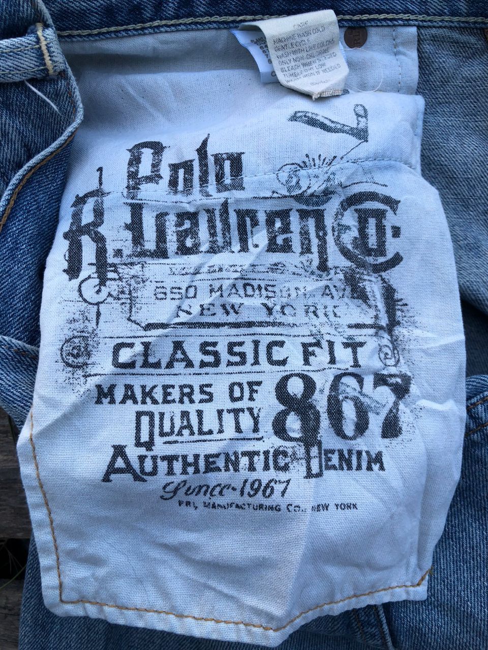 Polo Ralph Lauren Polo Ralph Lauren 867 Classic Fit Denim Jeans Size US 36 / EU 52 - 6 Thumbnail