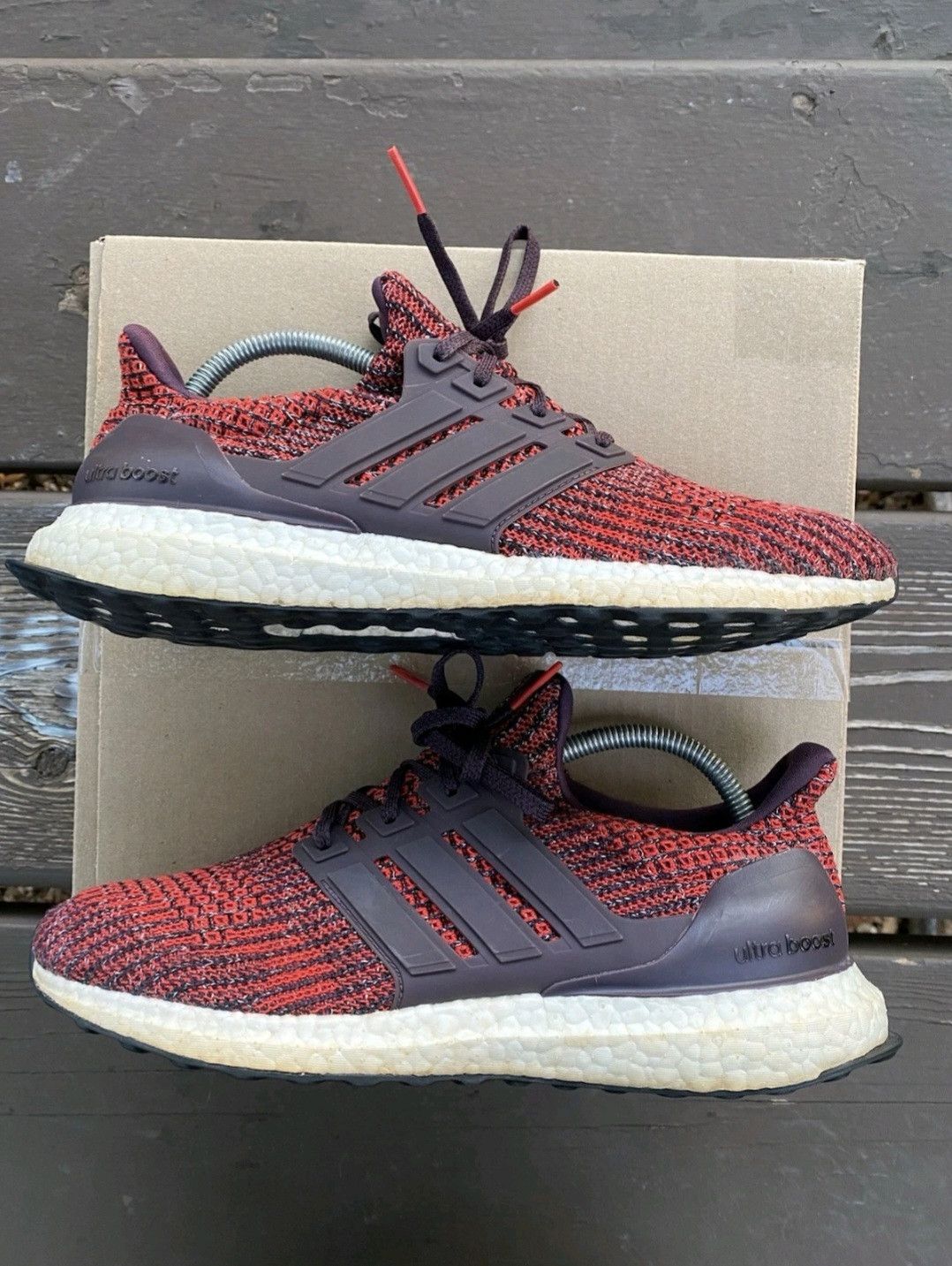 Adidas Adidas Ultraboost 4.0 Noble Red CP9248 Size 9 Men Size US 9 / EU 42 - 3 Thumbnail