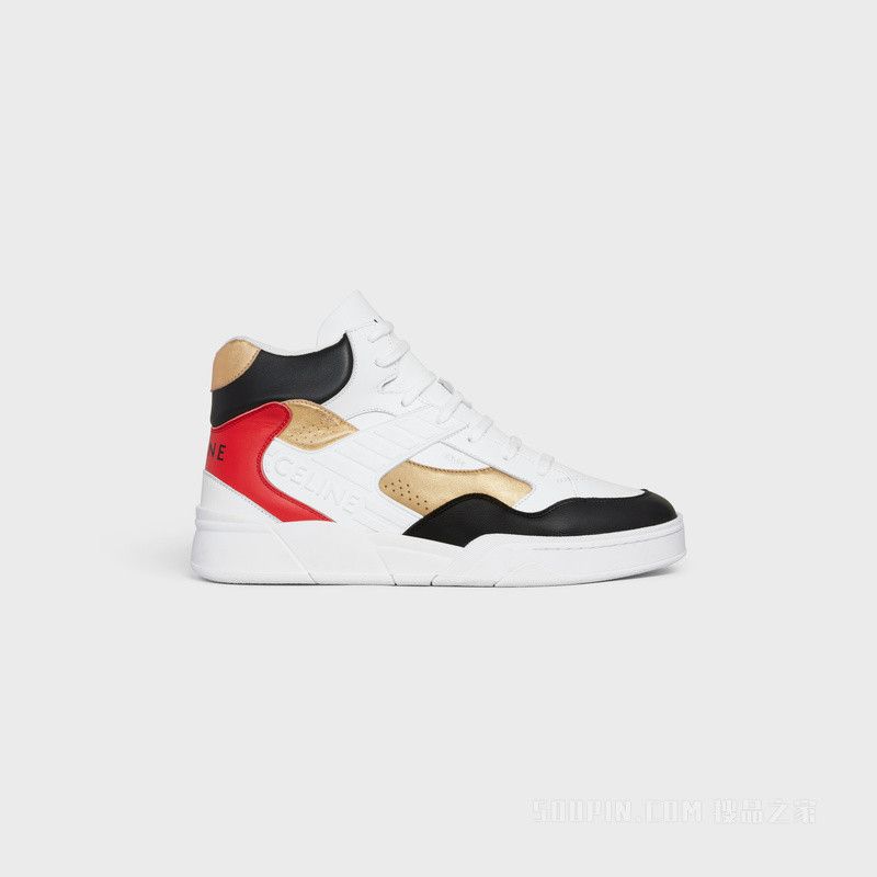 Celine o1bcso1str0824 Trainer CT-06 Hi-Top Sneakers in Multicolor Size US 14 / EU 47 - 1 Thumbnail
