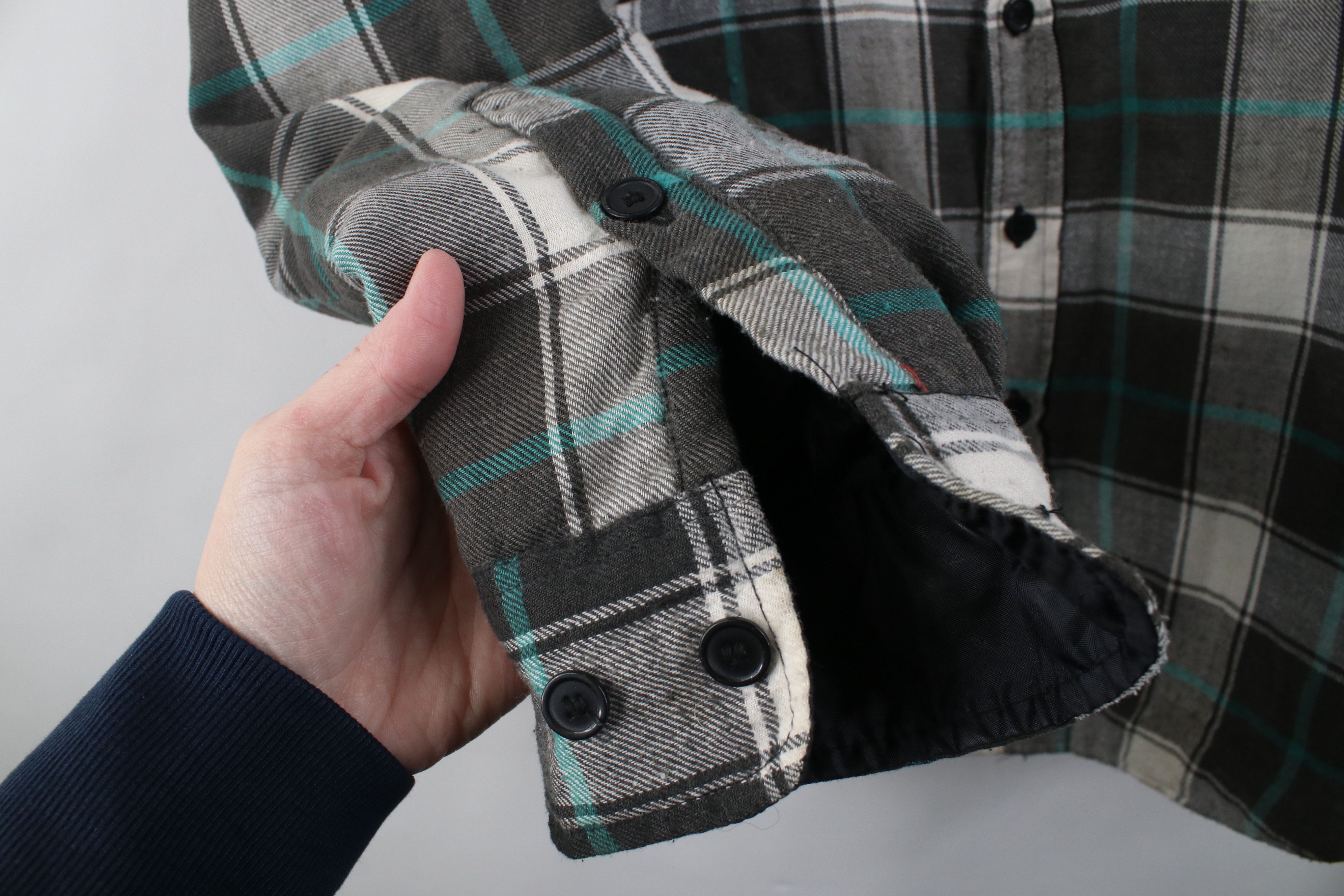 Vintage Vintage 90s Streetwear Flannel Button Shirt Jacket Jac Shirt Size US M / EU 48-50 / 2 - 5 Thumbnail