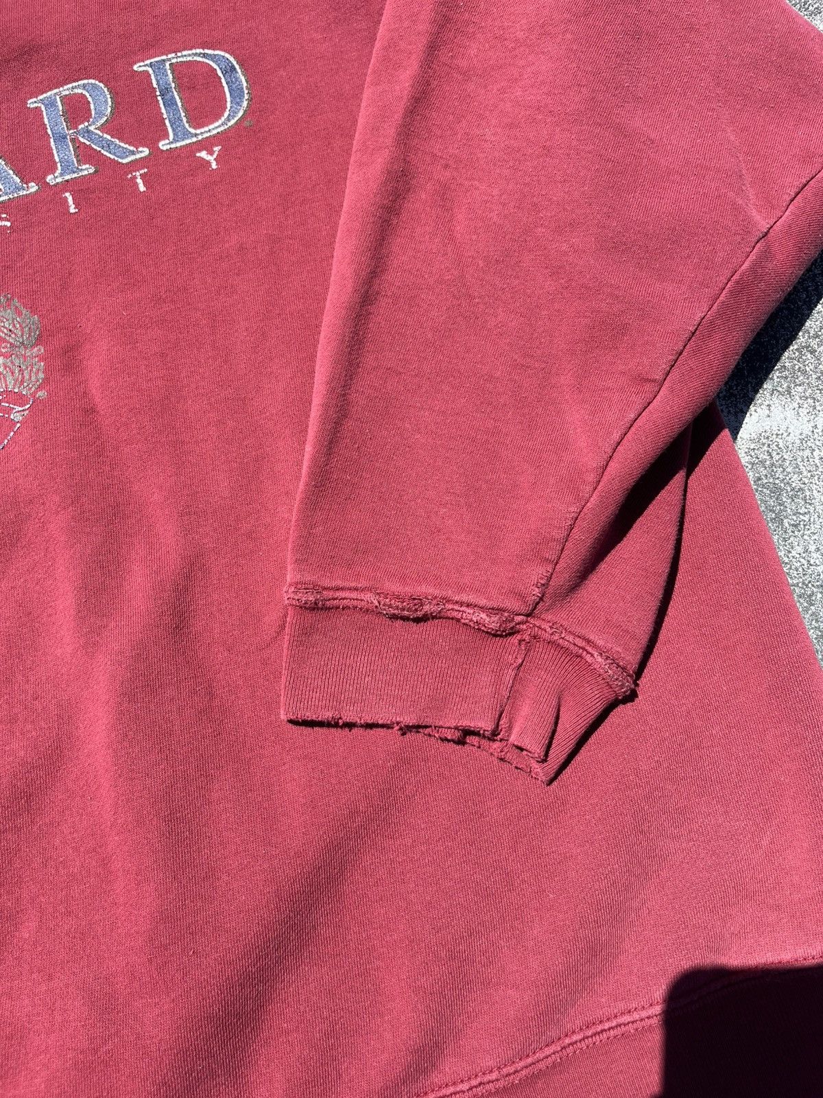 VINTAGE HARVARD CRIMSON CREWNECK SWEATSHIRT 90s IVY LEAGUE