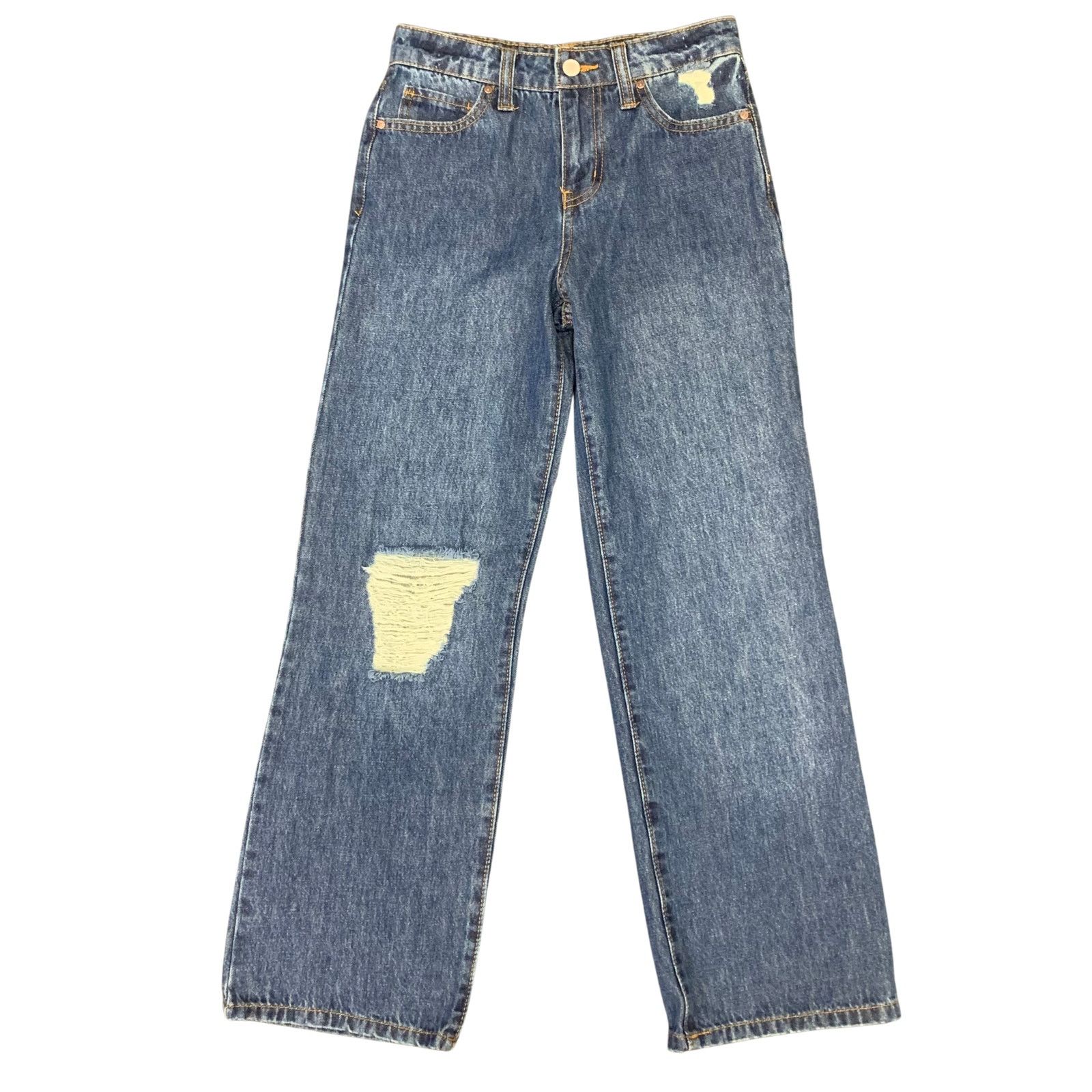 Rsq Distressed Wide Leg Jeans | Women's 12 | RSQ Size 34" / US 12 / IT 48 - 1 Thumbnail