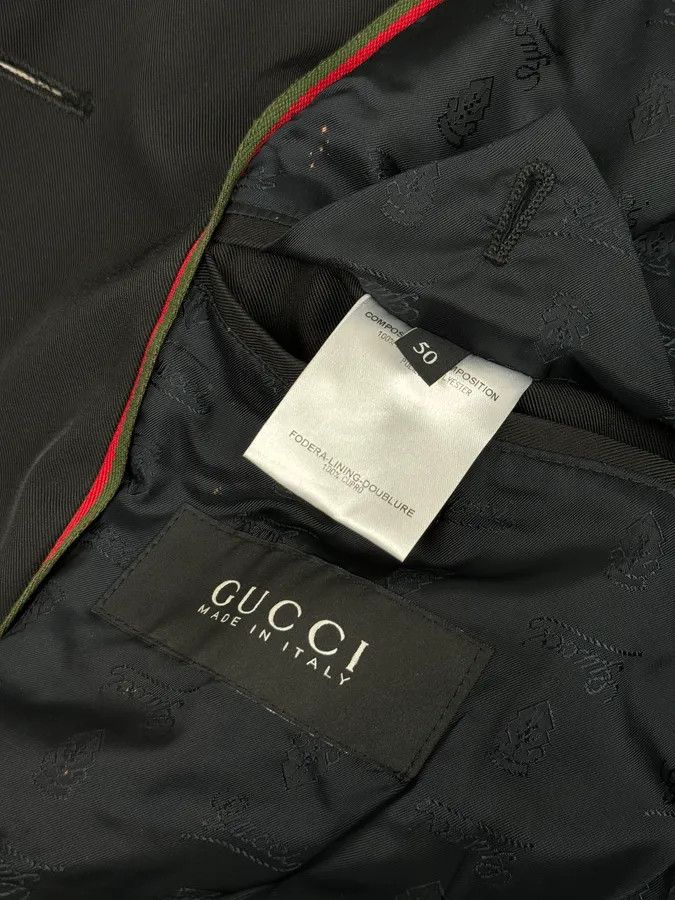 Gucci AW2008 Gucci Black Premium Buttoned Trench Coat Size US M / EU 48-50 / 2 - 10 Thumbnail