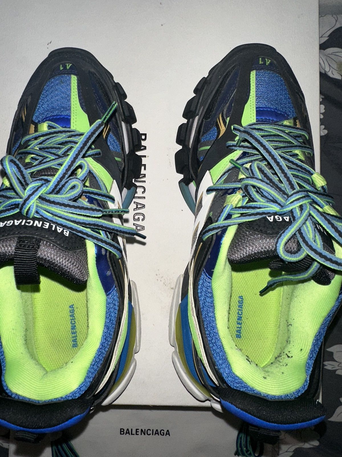 Balenciaga Balenciaga Track Sneaker 'Black Blue' Size US 8 / EU 41 - 5 Thumbnail