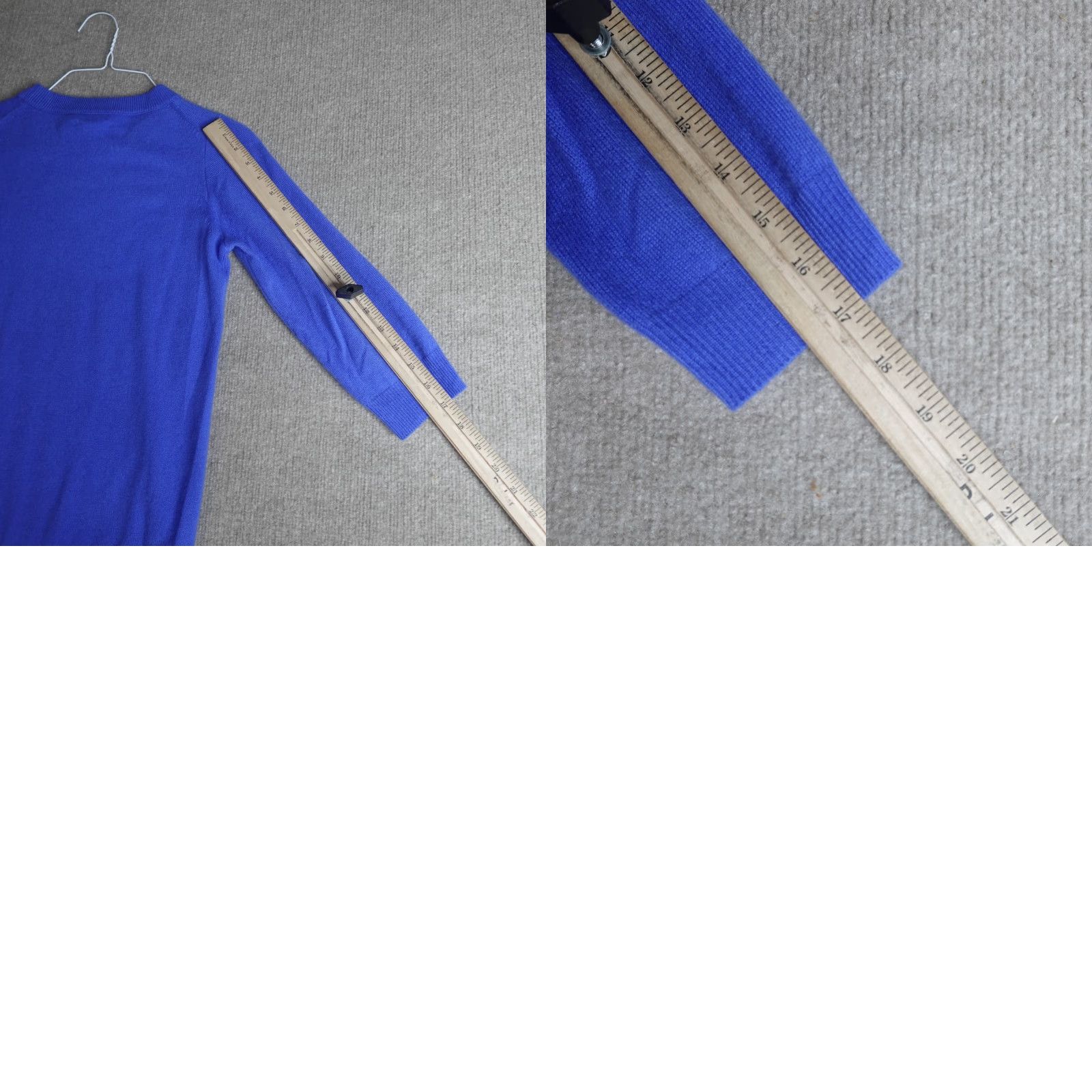 J.Crew J.Crew Womens Sweater XS Blue Solid Cashmere Crewneck 3/4 Sleeves Tippi 19869 Mens? Girls? Size XS / US 0-2 / IT 36-38 - 8 Thumbnail