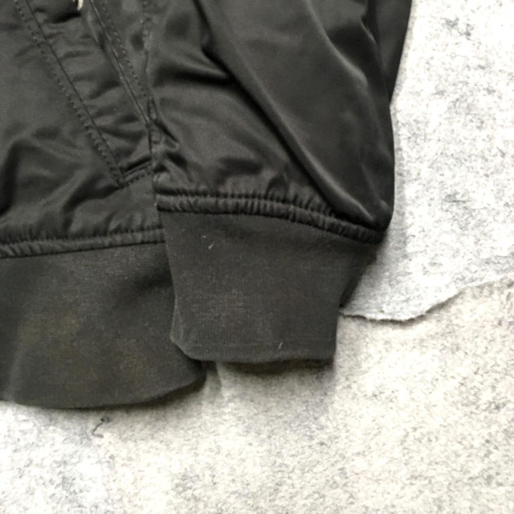 Abercrombie & Fitch Abercrombie & Fitch Jacket Mens S Bomber MA-1 Flight Zip Black Talon Size US S / EU 44-46 / 1 - 2 Thumbnail