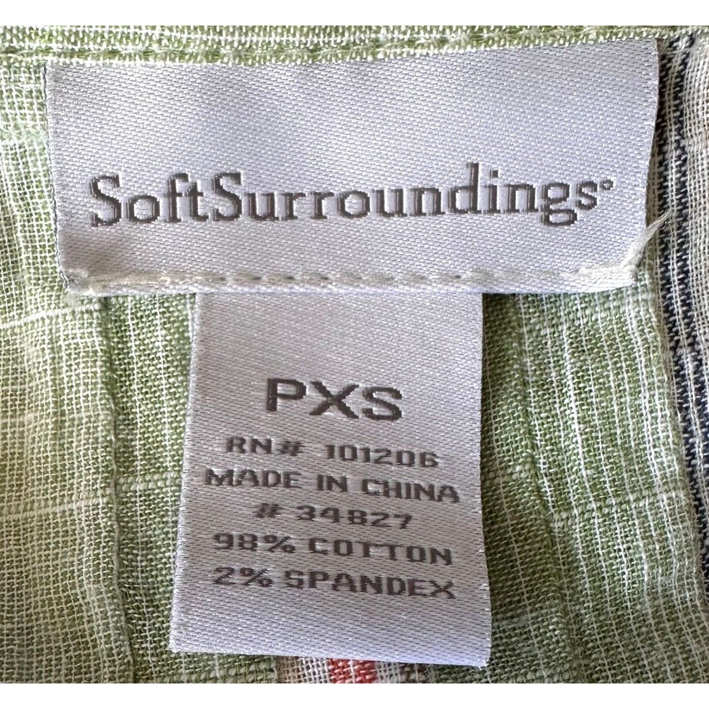 Other Soft Surroundings Tunic Top XS Extra Small Striped V Neck Ro Size XS / US 0-2 / IT 36-38 - 12 Thumbnail