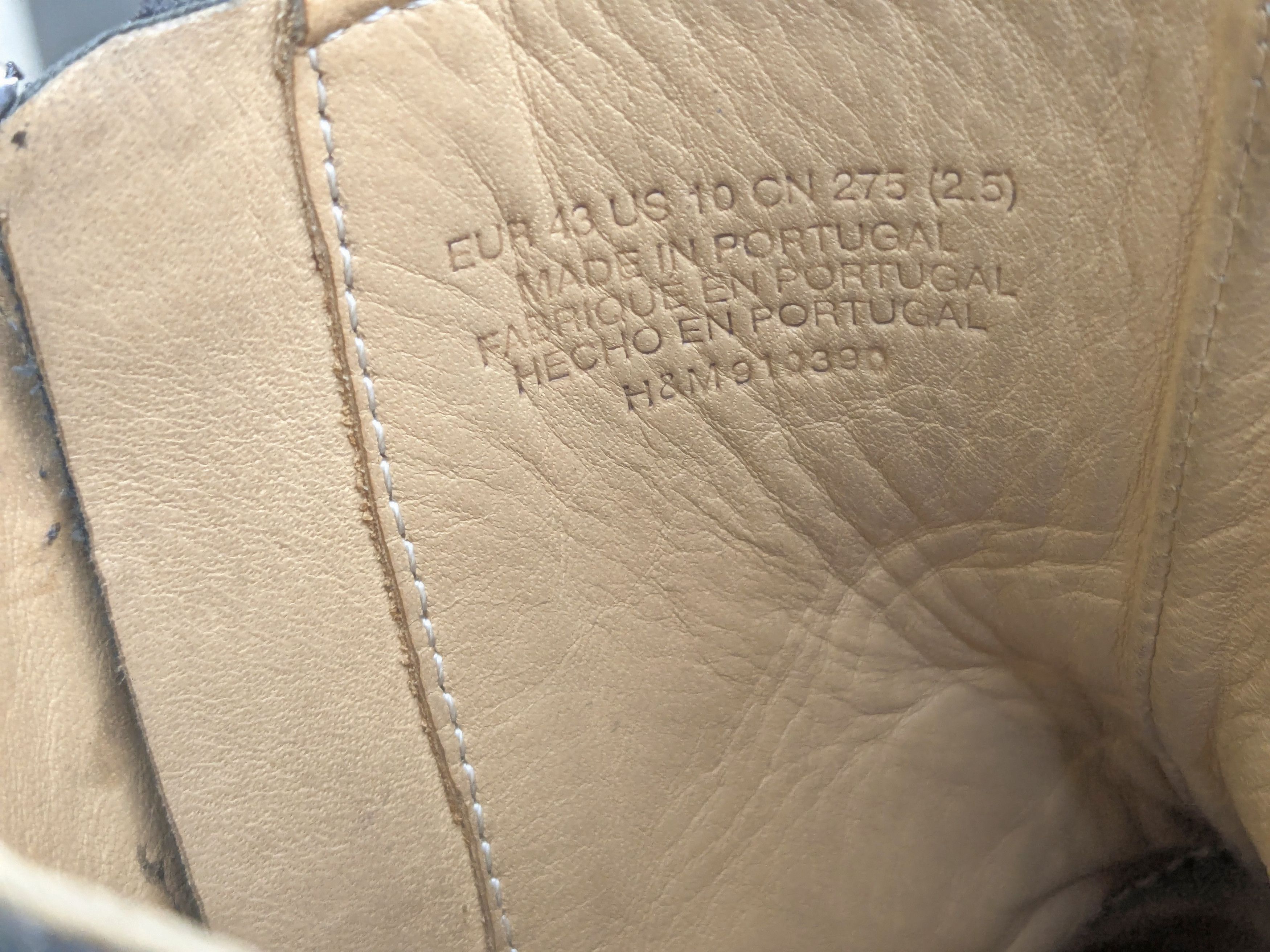 H&M × Maison Margiela Maison Margiela x H&M Boots Side Zip Black 10 43 Leather Size US 10 / EU 43 - 11 Thumbnail