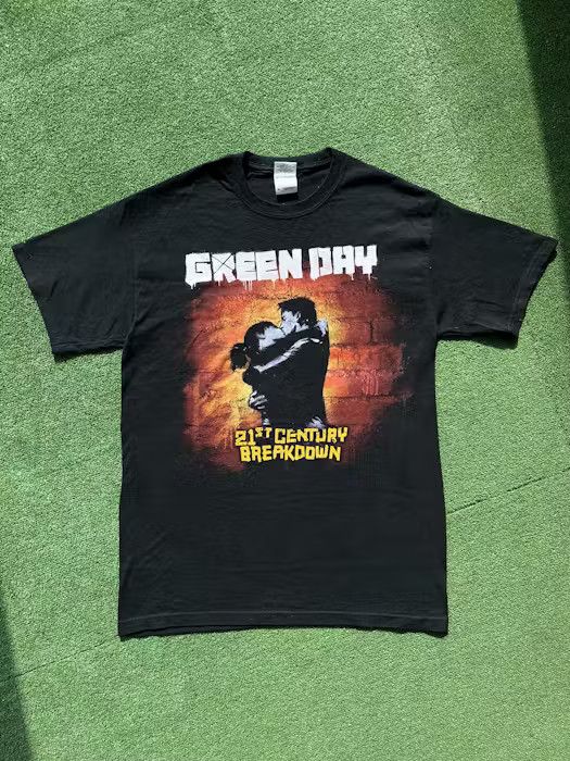 Band Tees × Vintage Vintage 00s Green Day Kiss 21st Century Breacdown Black Tee Size US M / EU 48-50 / 2 - 1 Thumbnail