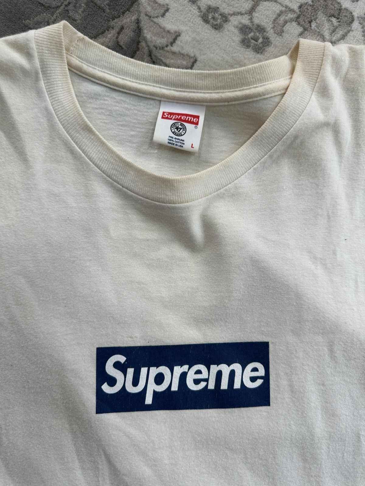 Supreme Supreme New York Logo T-Shirt Size US L / EU 52-54 / 3 - 3 Thumbnail