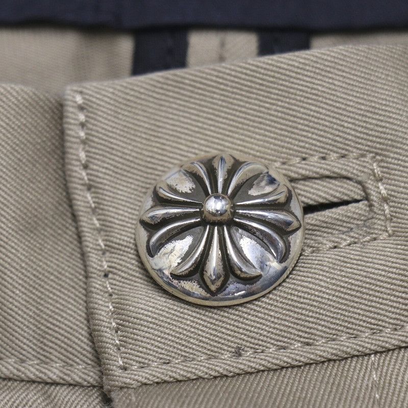Chrome Hearts Cemetery Cross Patch Chinos