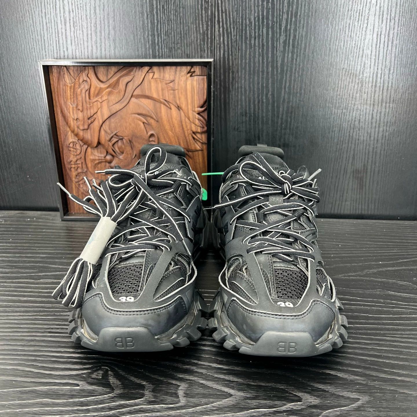 Balenciaga Balenciaga Track Black Sz 39 Used, Celeb Style, OG Box Size US 9 / EU 42 - 2 Thumbnail