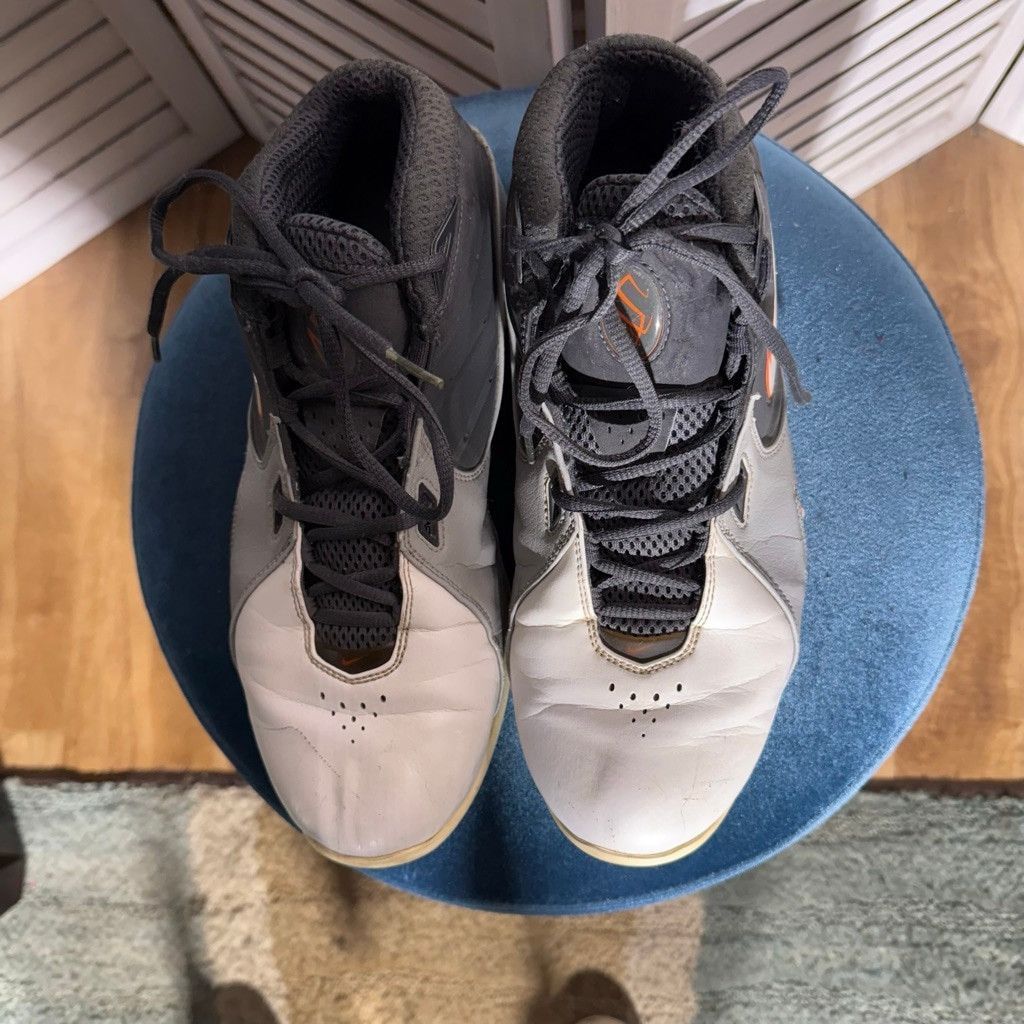 Nike zoom Steve Nash high top white gray orange basketball shoes men\'s sz 11 Nike zoom Steve Nash high top white gray orange basketball  main image 4