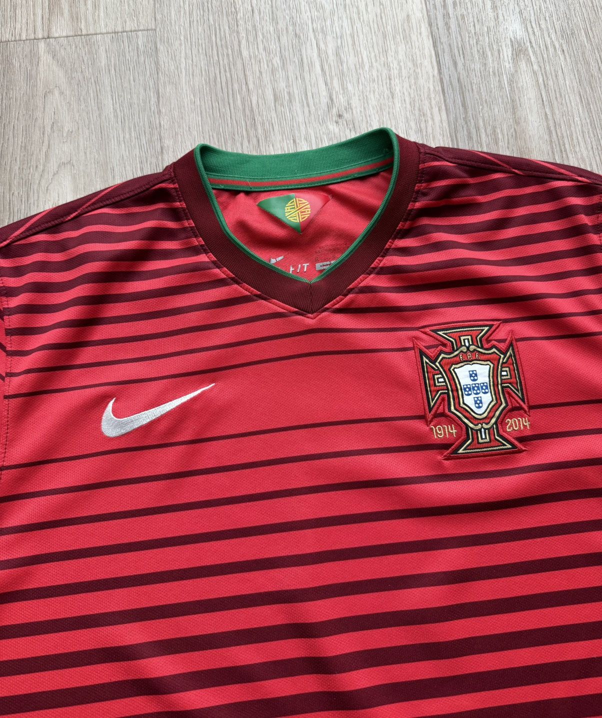 Nike 2014-2015 Home Portugal Football T-Shirt Soccer Jersey