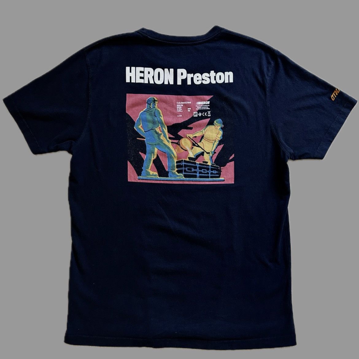 Heron Preston SS19 Heron Preston Metal Worker tee Size US XL / EU 56 / 4 - 2 Thumbnail