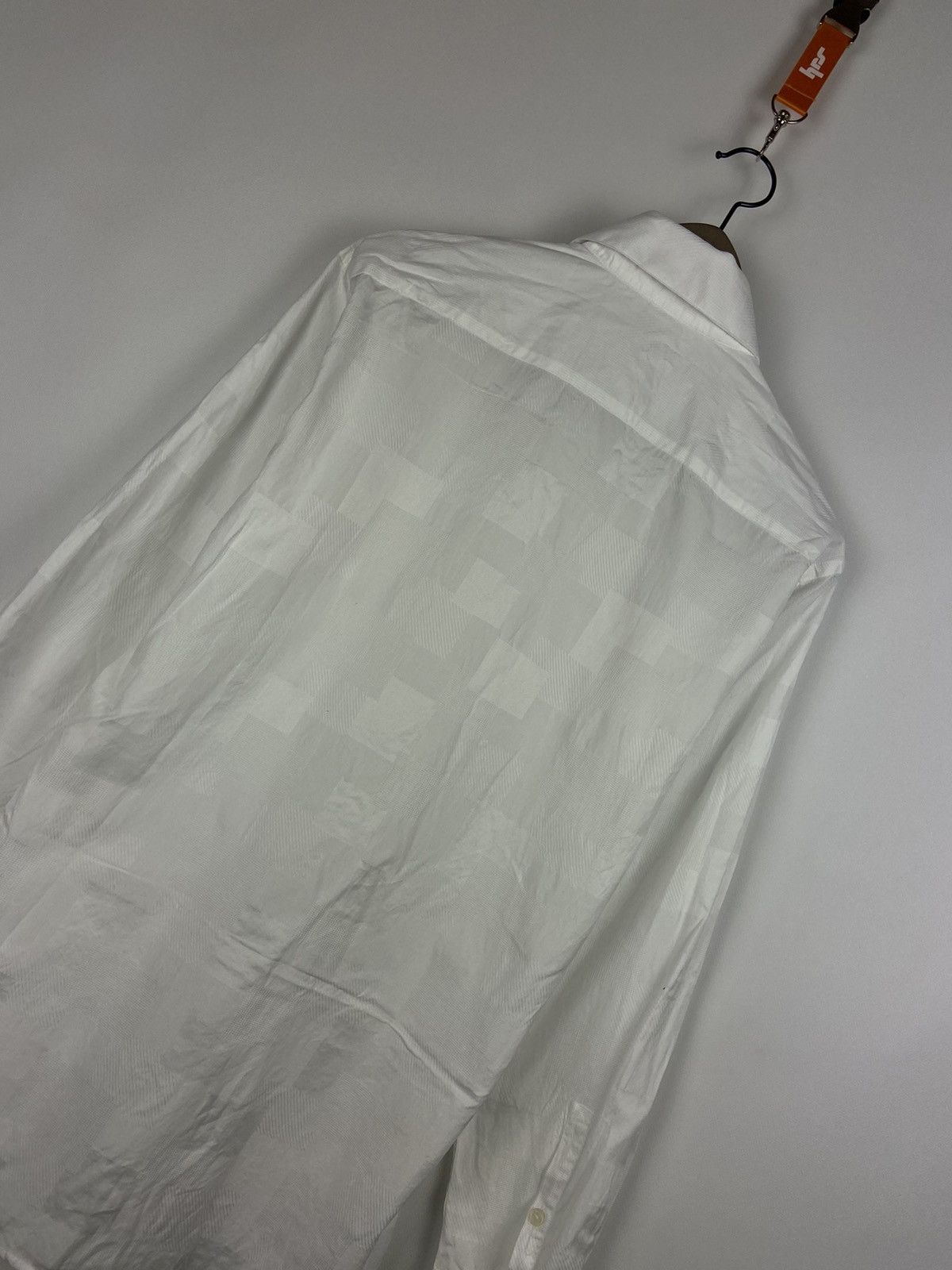 Versace Vintage Gianni Versace Luxury Geometric White Shirt Sz 48 Size US M / EU 48-50 / 2 - 19 Thumbnail