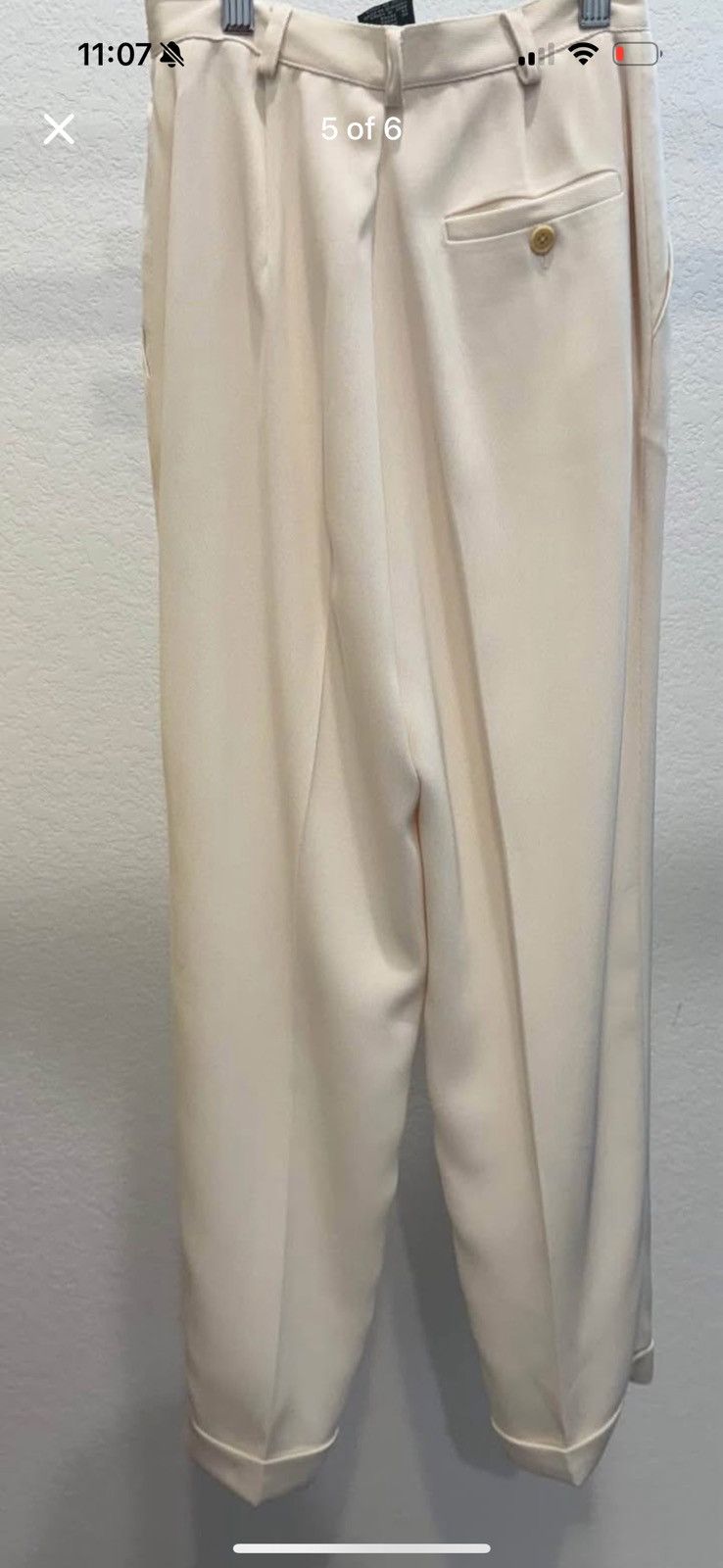 Lauren Ralph Lauren Ralph Lauren Vintage Ivory pants Size 26" / US 2 / IT 38 - 2 Thumbnail