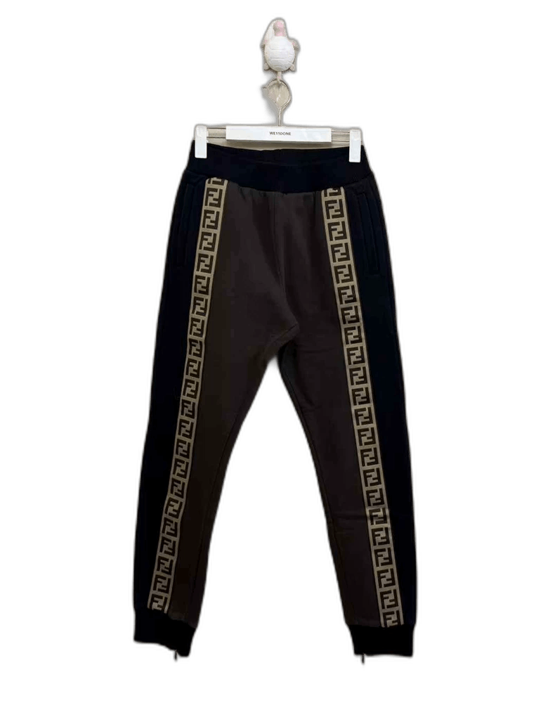 Fendi Fendi Brown Logo Track Pants XS Size US 26 / EU 42 - 1 Thumbnail