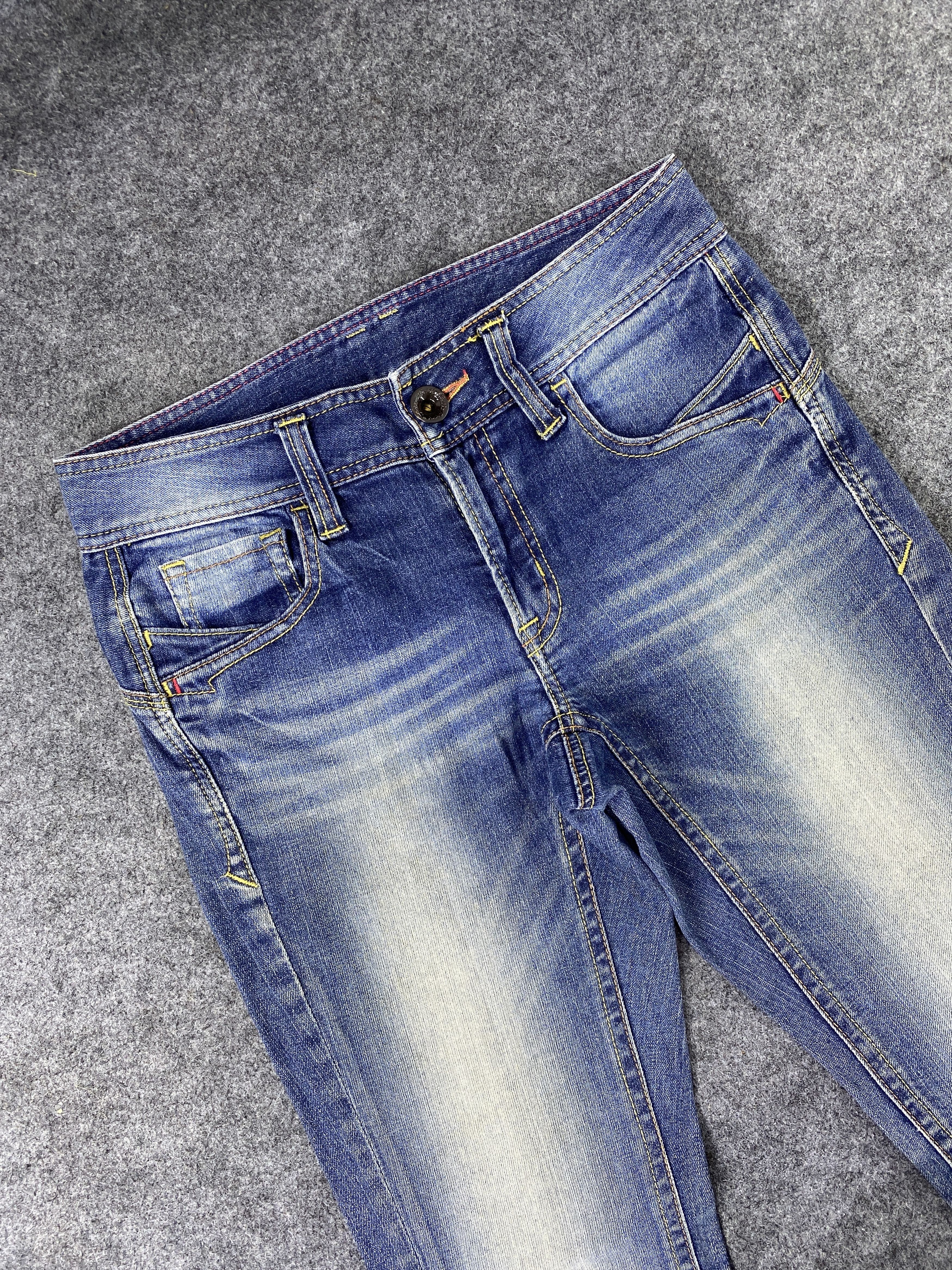 Japanese Brand Japanese Brand Blue Wash Jeans - J1095 Size 29" - 5 Thumbnail