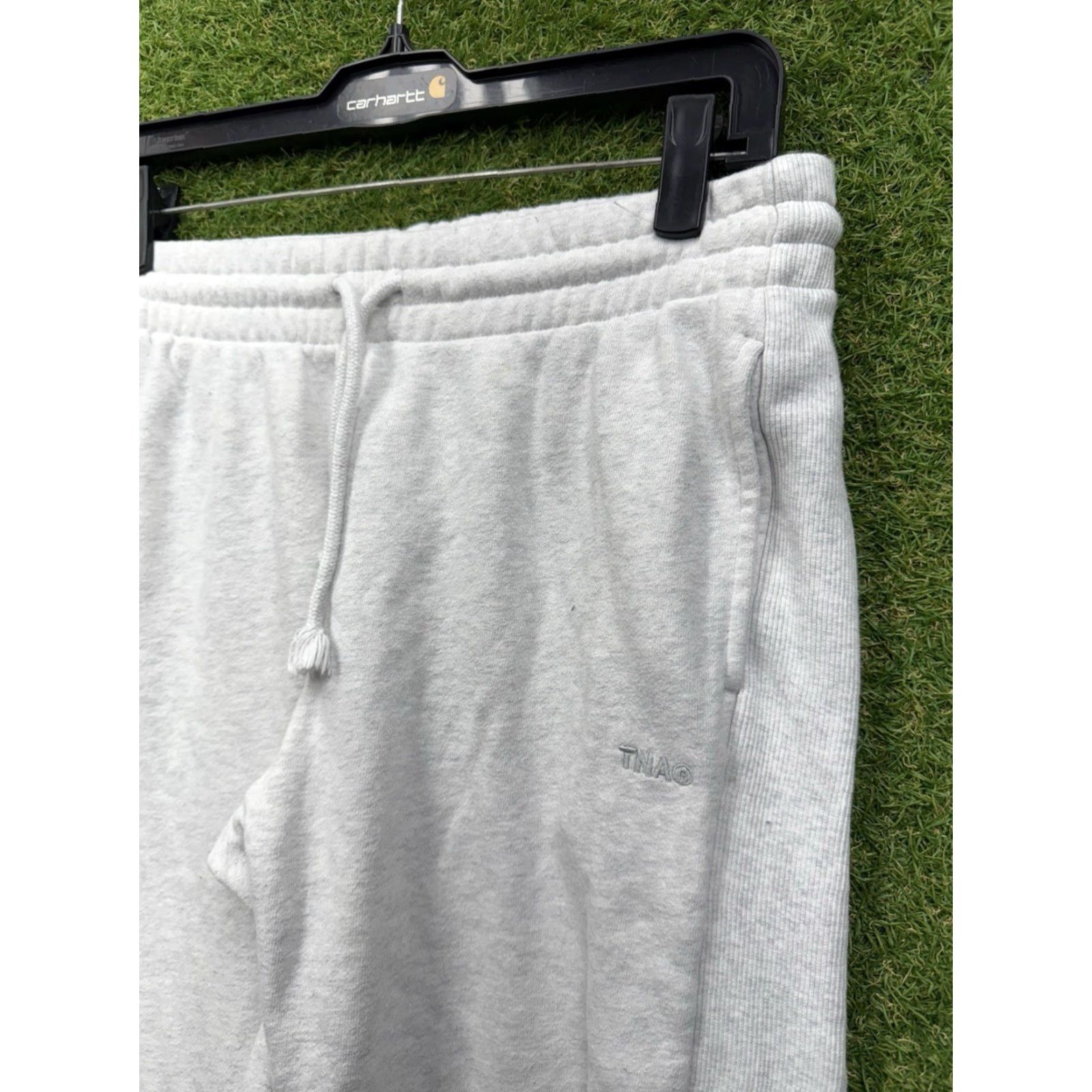 TNA TNA Sweatpants Womens Small Cozy Fleece Mega Fit Thick Lounge Casual Comfort Gray Cotton Size 28" / US 6 / IT 42 - 3 Thumbnail