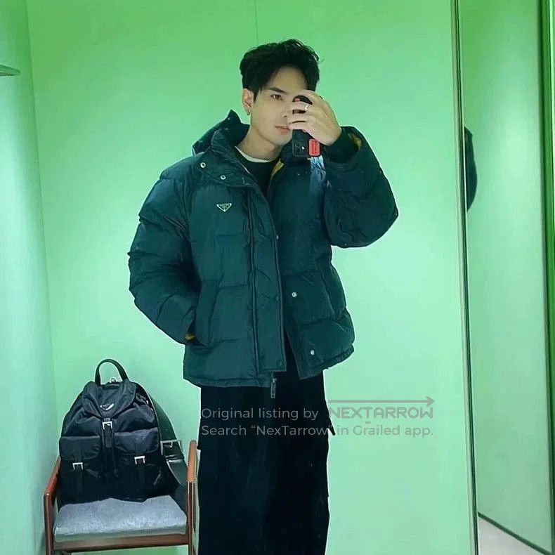 Prada Prada SS24 Logo Hooded Down Jacket. Size US M / EU 48-50 / 2 - 6 Thumbnail