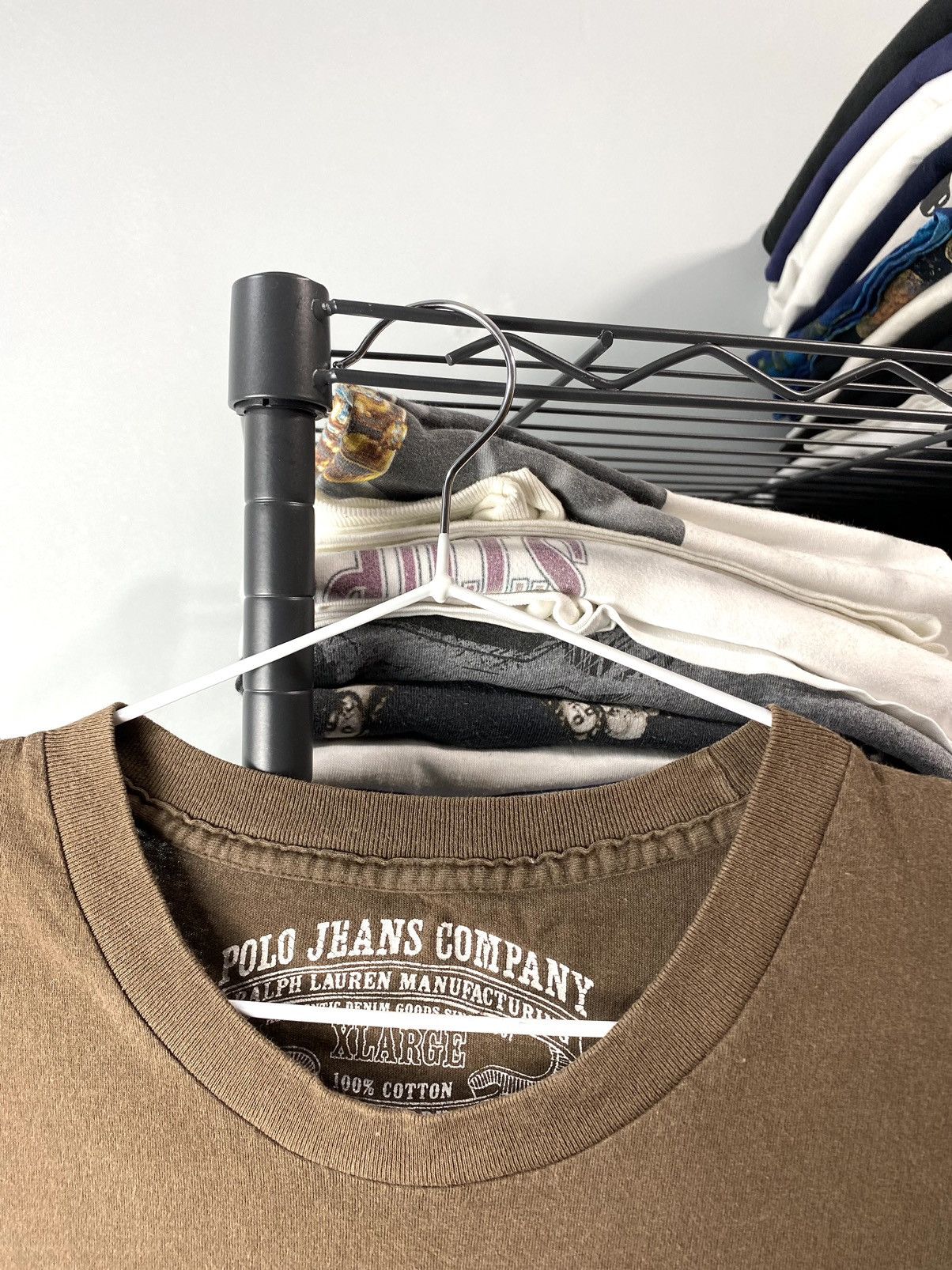 Polo Ralph Lauren 2000’s Vintage Brown Polo Ralph Lauren T Shirt Size US XL / EU 56 / 4 - 4 Thumbnail