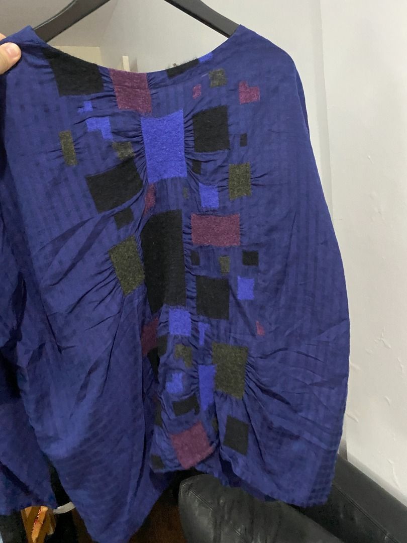 Issey Miyake HaaT - Issey Miyake Panel Patchwork Shirt M/L Size XS / US 0-2 / IT 36-38 - 8 Thumbnail
